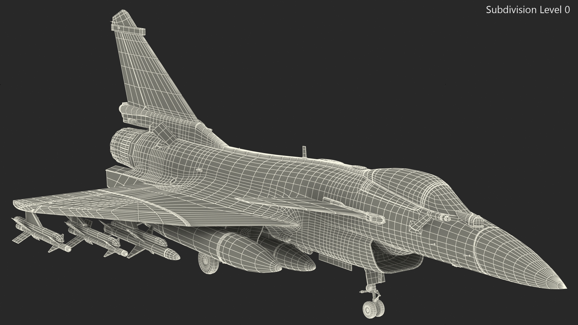 Chengdu J10 B Chinese Air Force Armed 3D