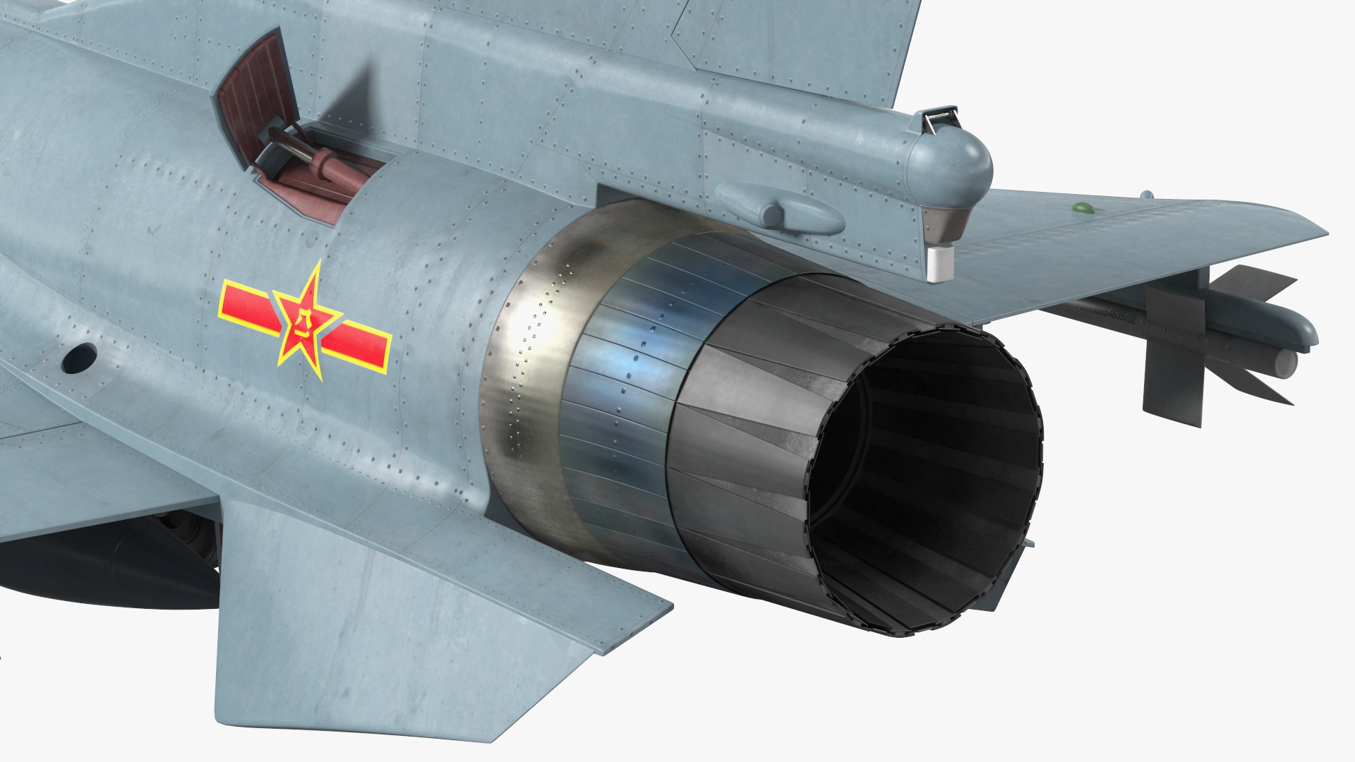 Chengdu J10 B Chinese Air Force Armed 3D