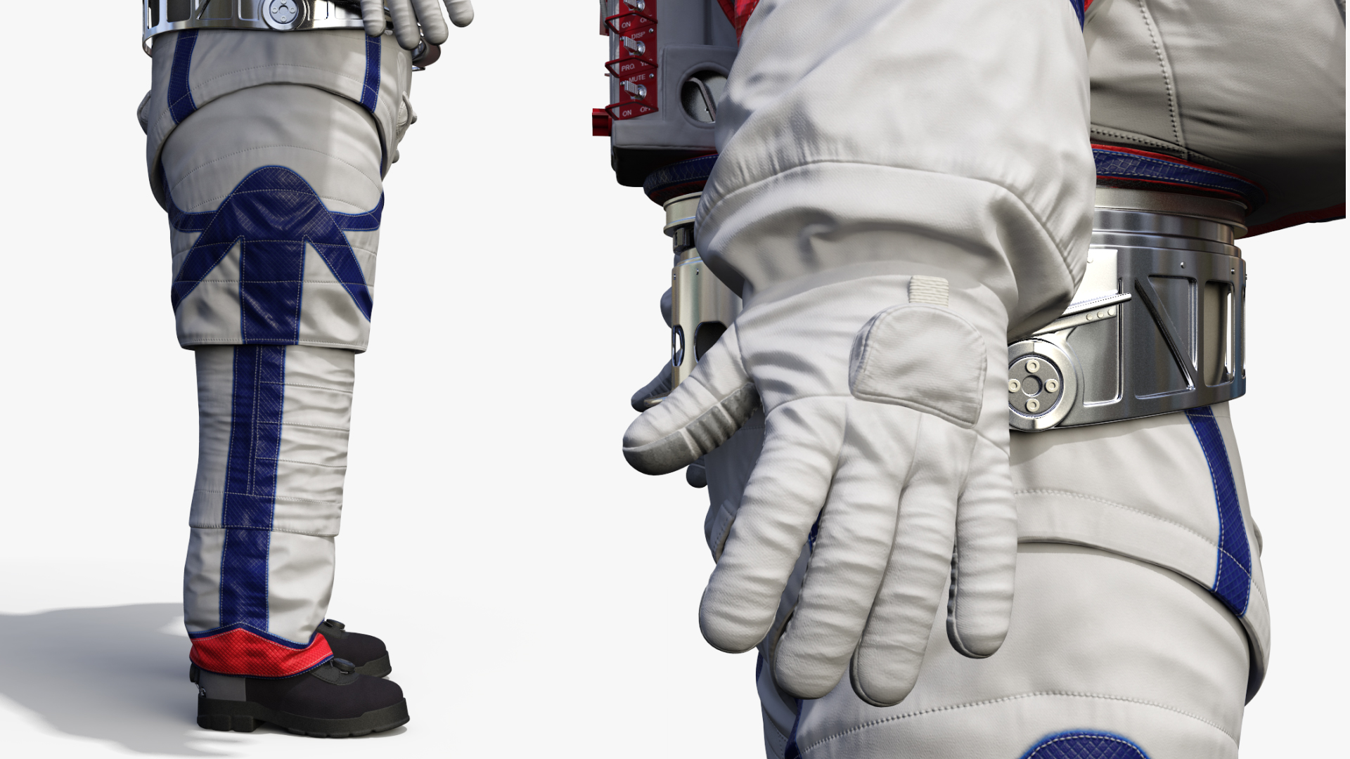 Spacesuit NASA Astronaut Artemis xEMU Rigged 3D model