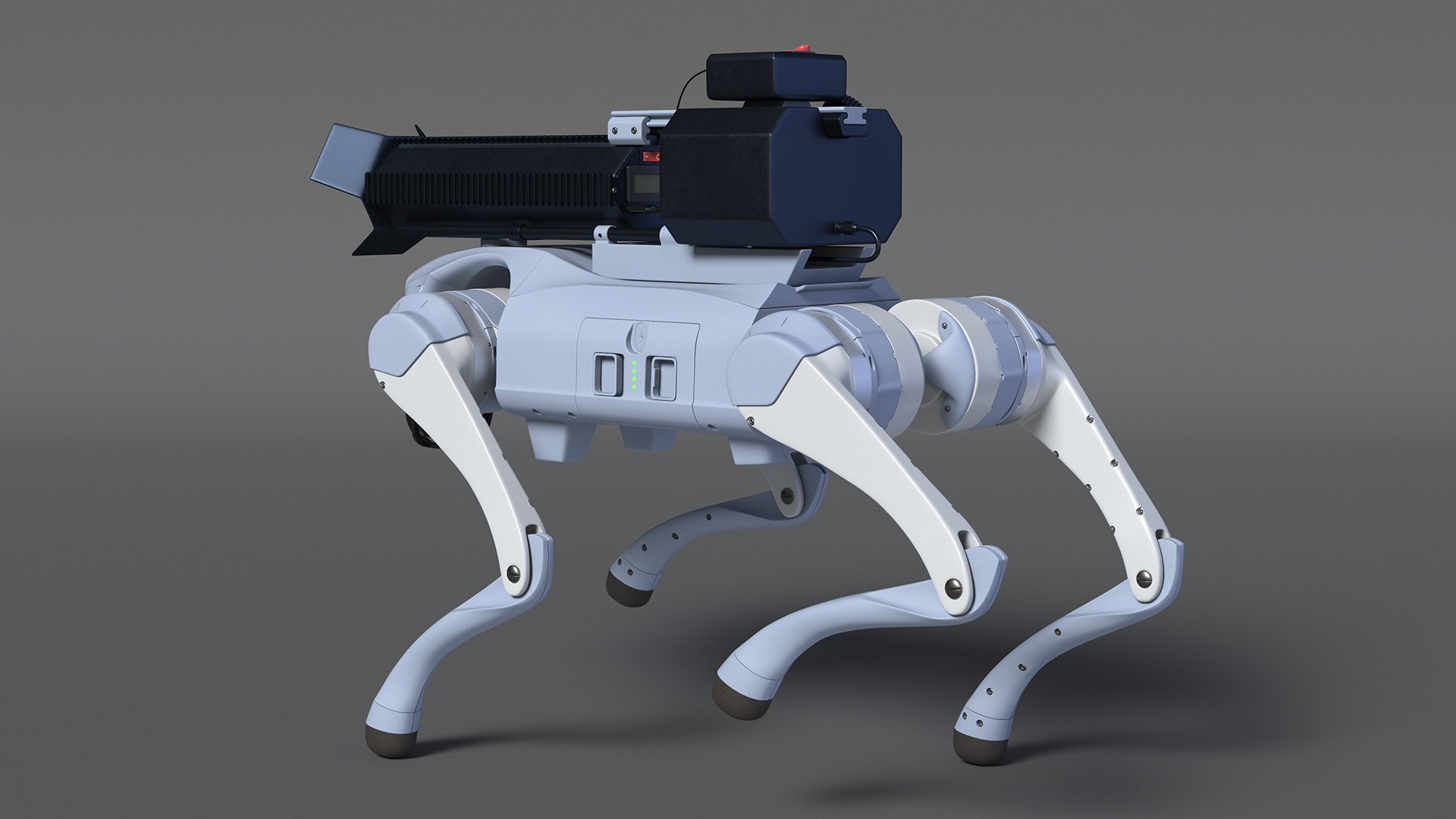 Thermonator Robot Dog in Walking Pose 3D