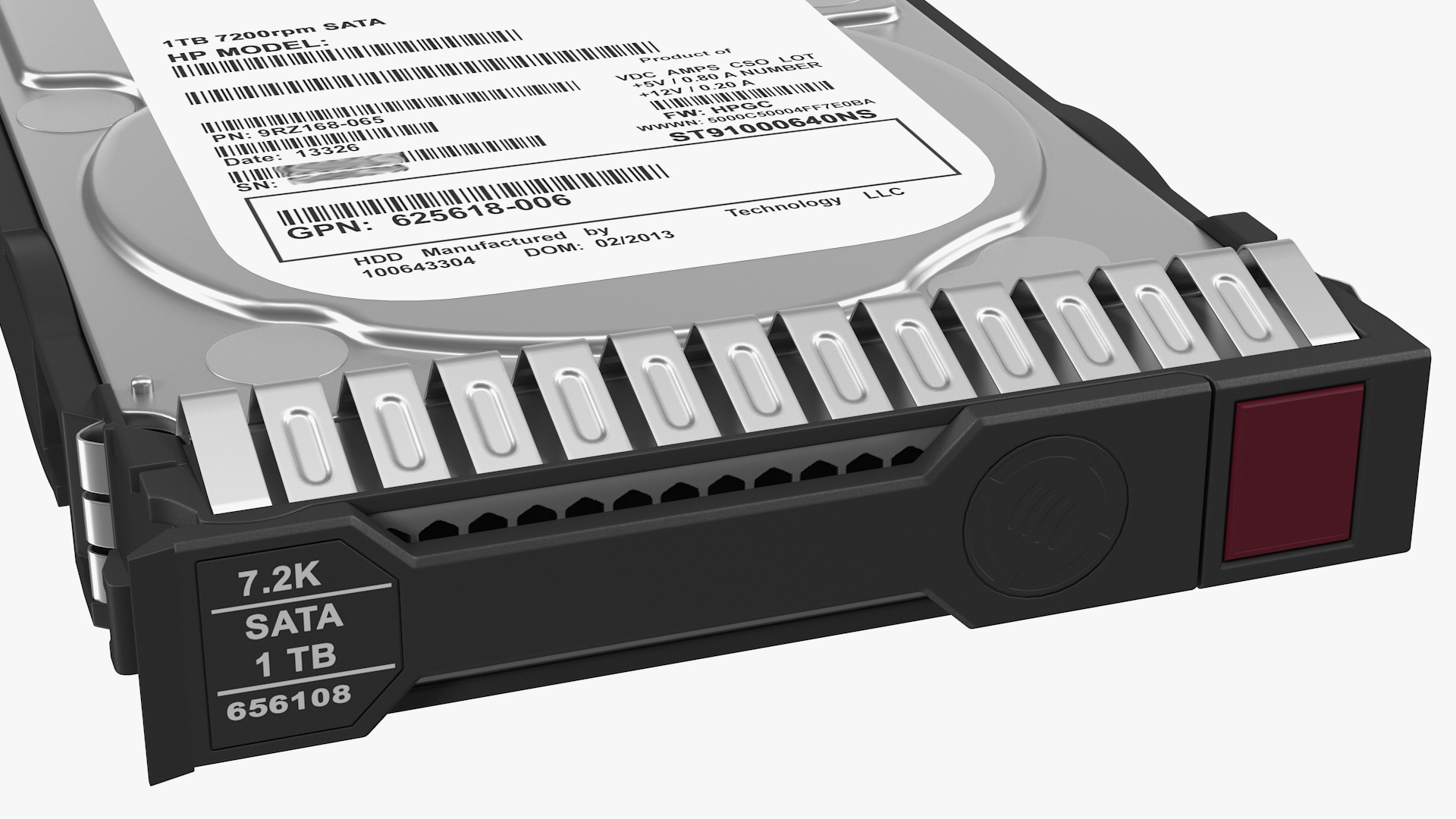 SATA 1TB HDD 3D