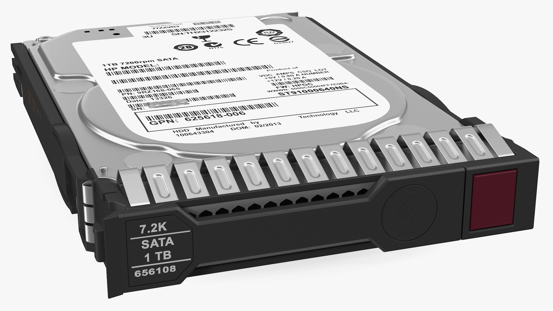 SATA 1TB HDD 3D