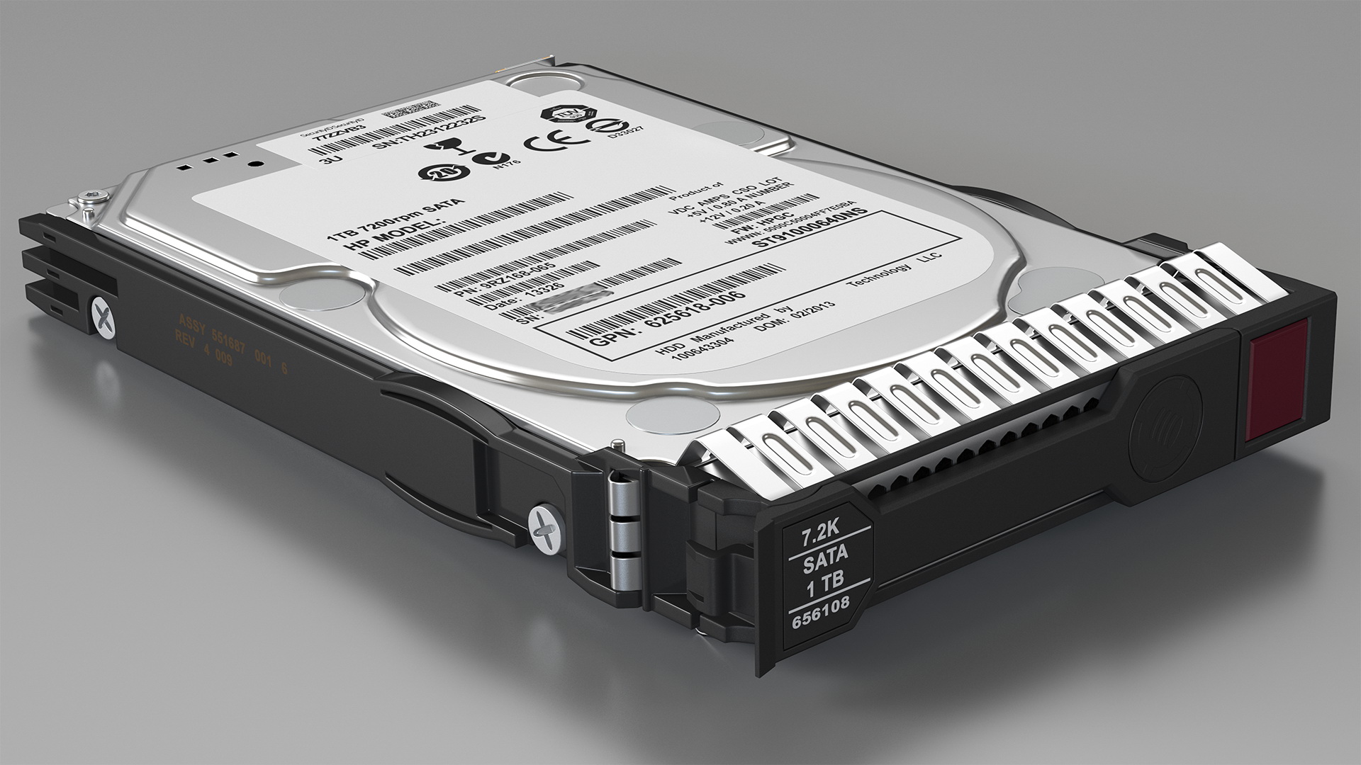 SATA 1TB HDD 3D