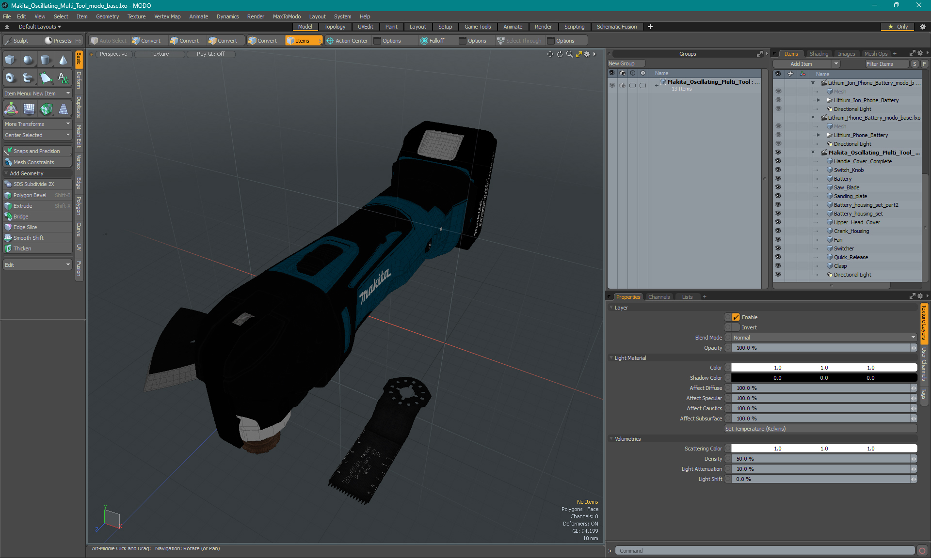 Makita Oscillating Multi Tool 3D model