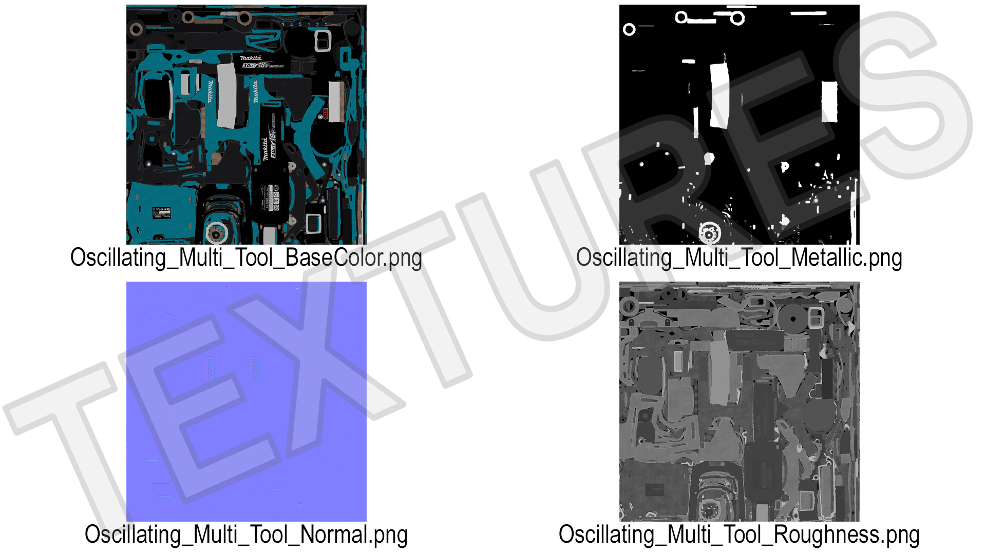 Makita Oscillating Multi Tool 3D model