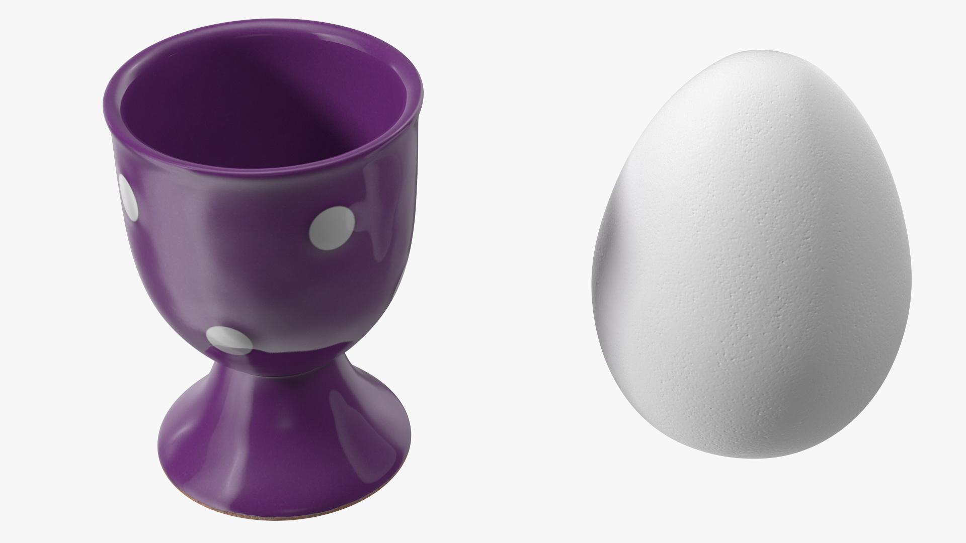 3D model Egg Holder with White Egg