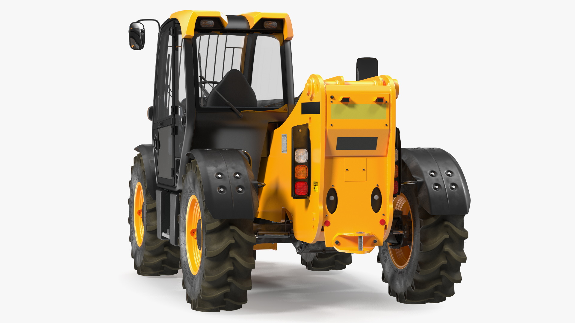 Telehandler Rigged for Maya 3D