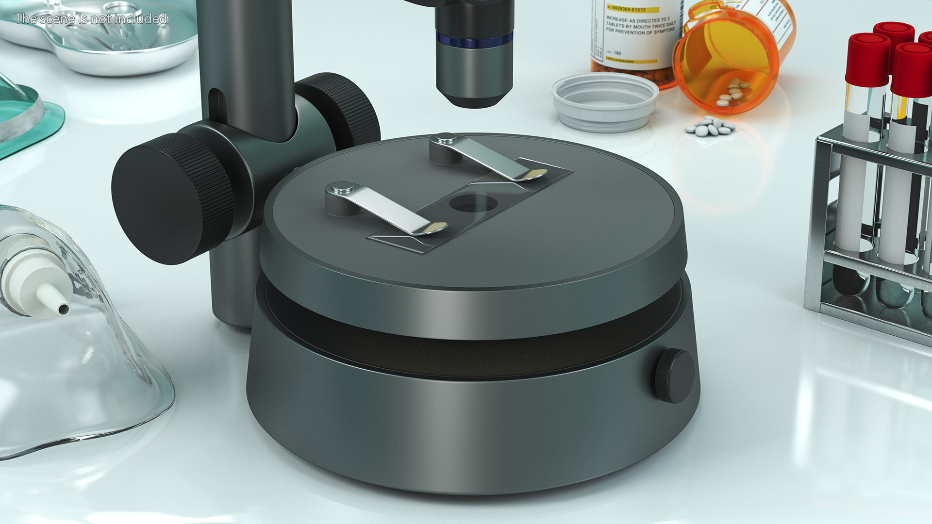 3D Transmitted Light Microscope Gray model