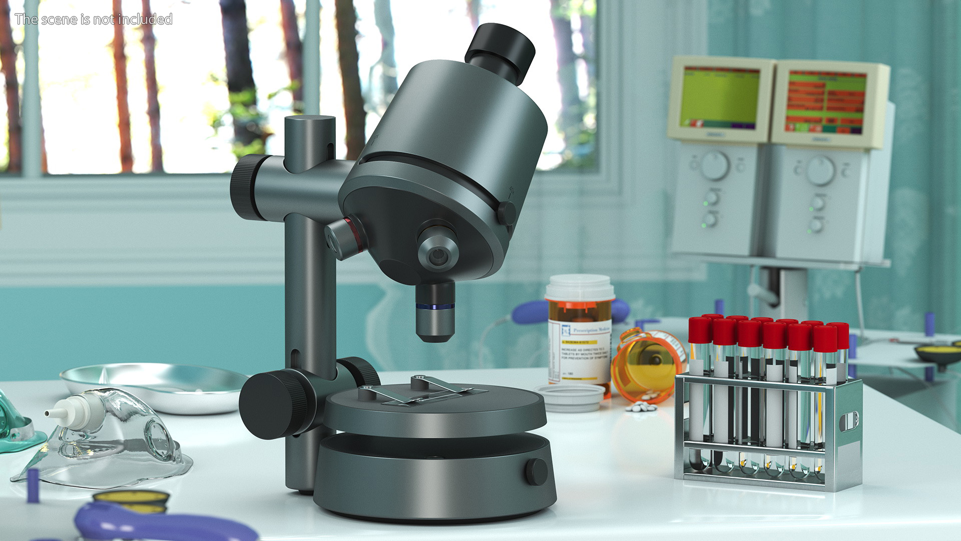 3D Transmitted Light Microscope Gray model