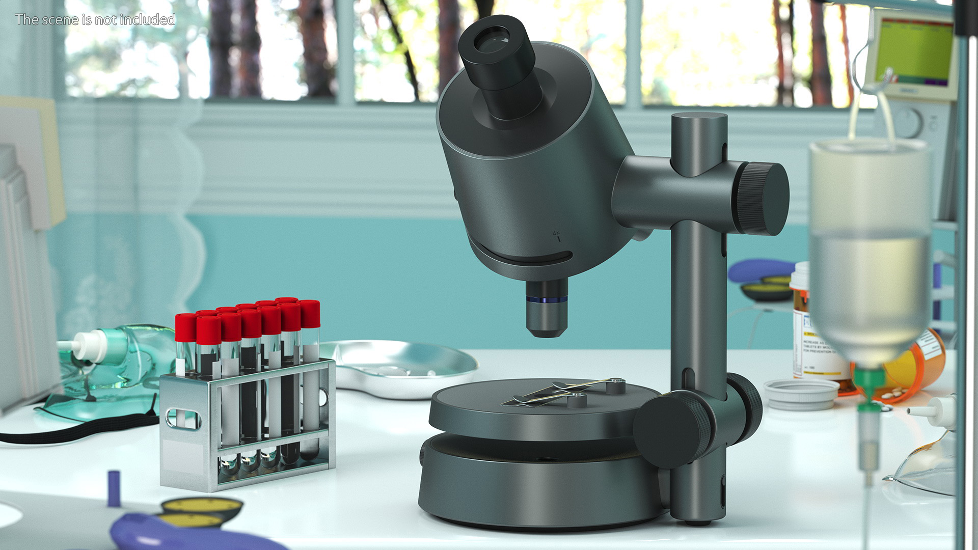 3D Transmitted Light Microscope Gray model