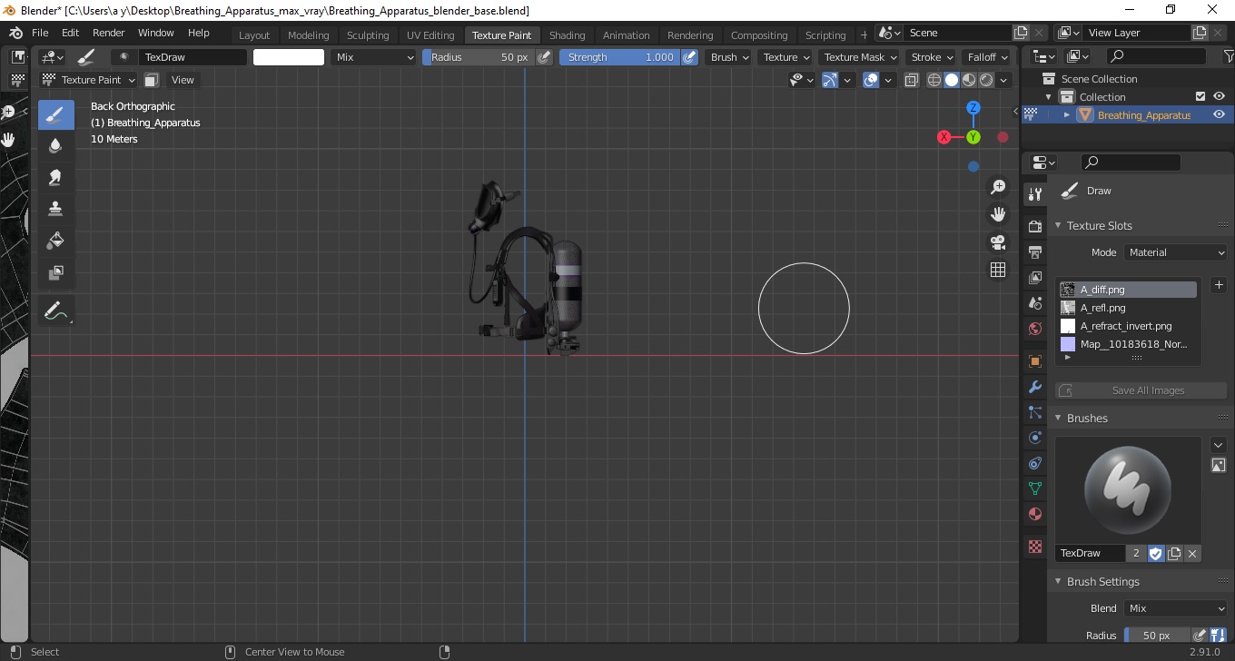 Breathing Apparatus 3D model