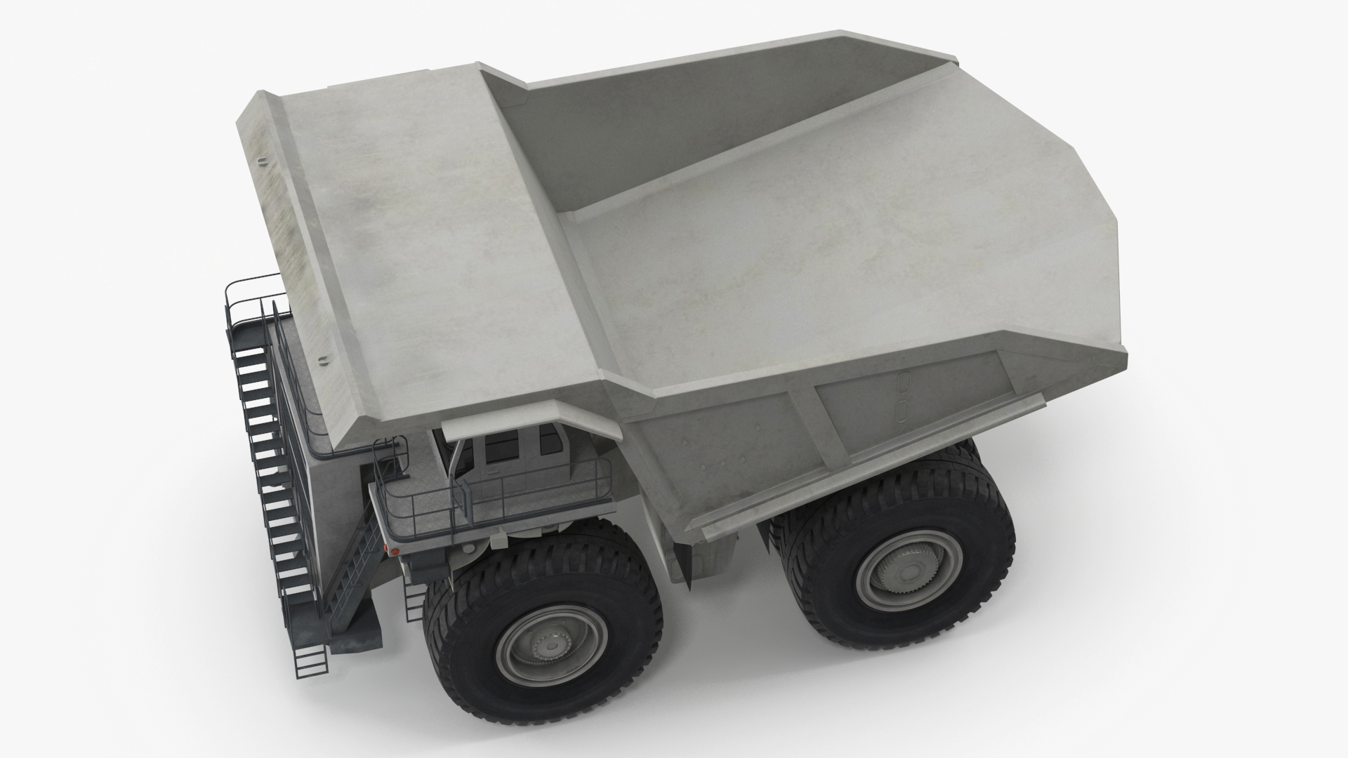 Heavy Duty Mining Dump Truck Rigged for Cinema 4D 3D model