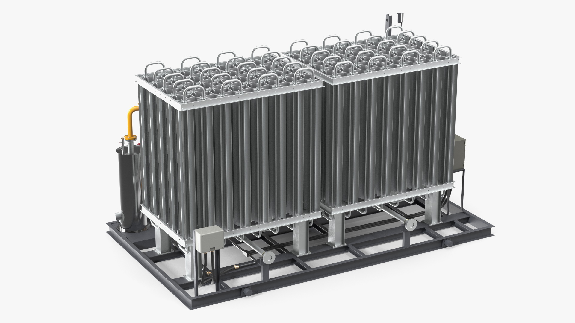 3D LNG Gas Filling Station model