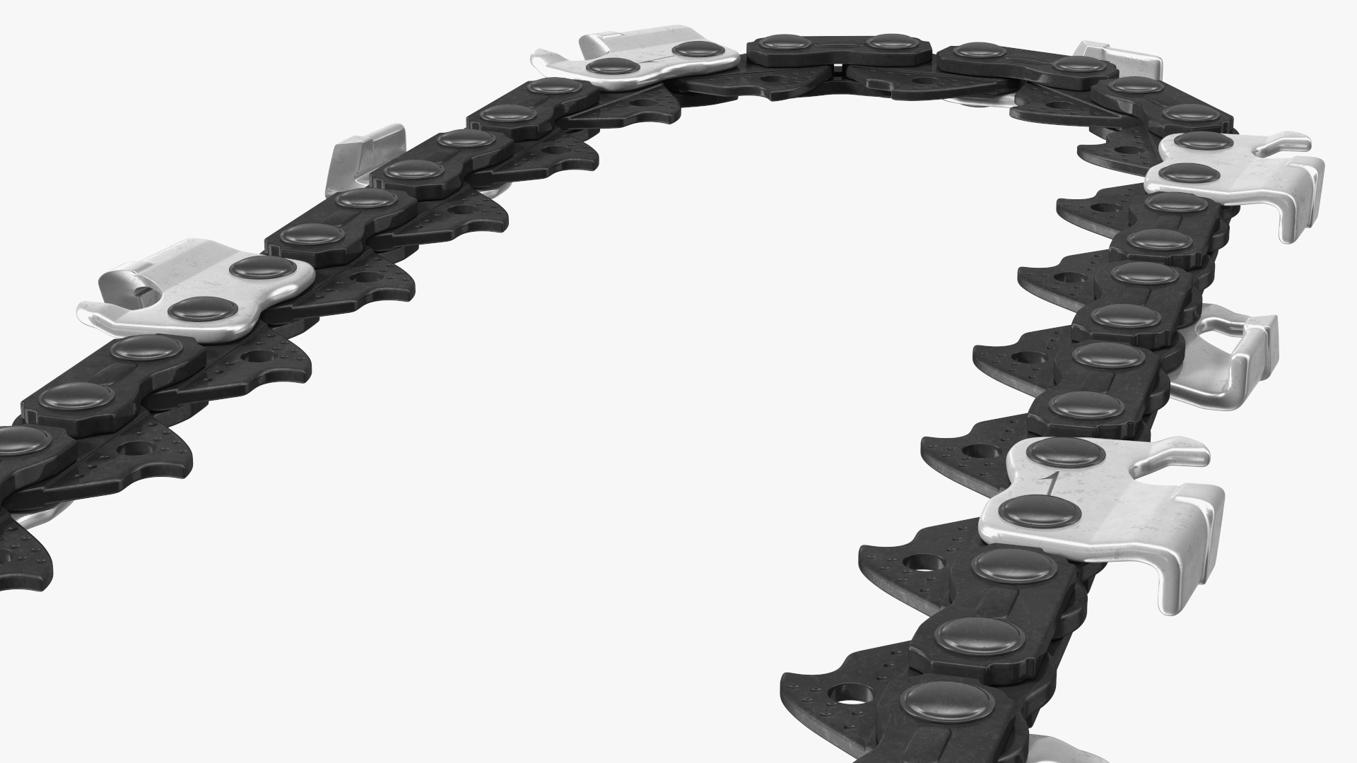 3D Chainsaw Black Chain Tension model