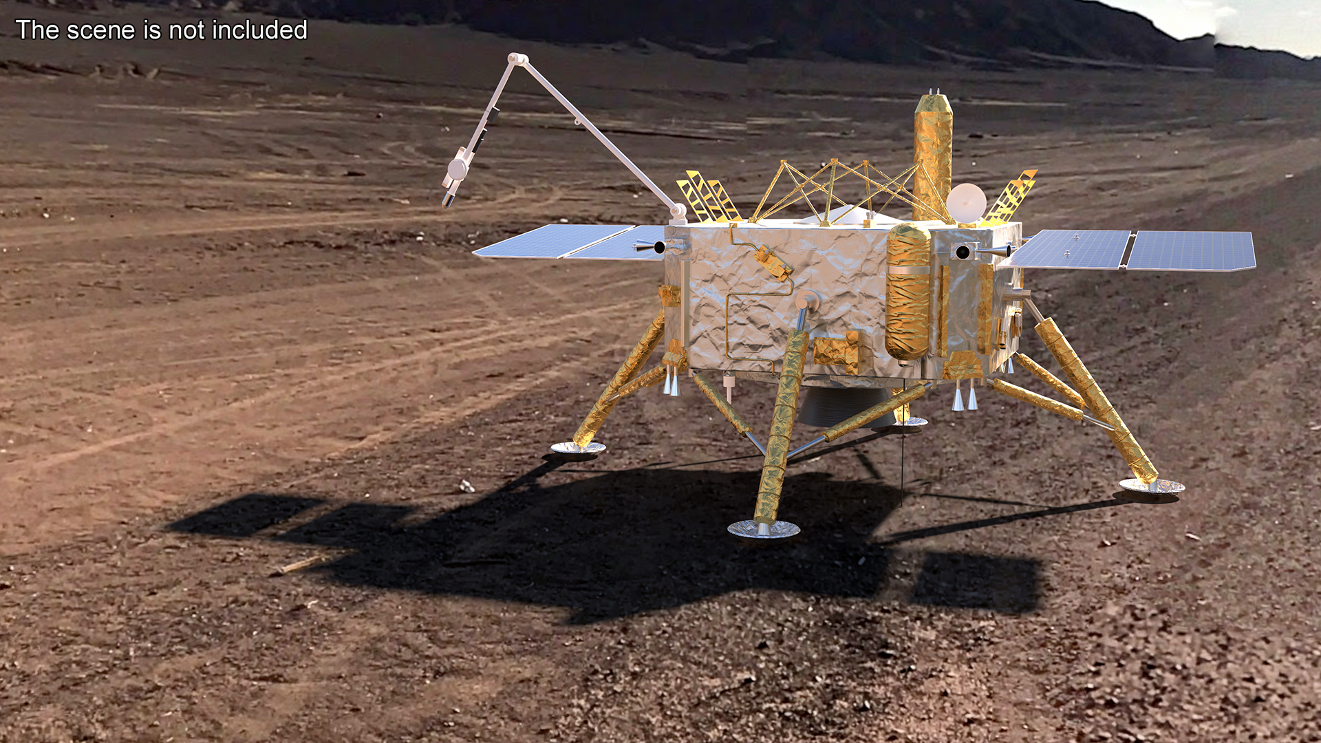 Change-5 Lunar Satellite Landing Part 3D