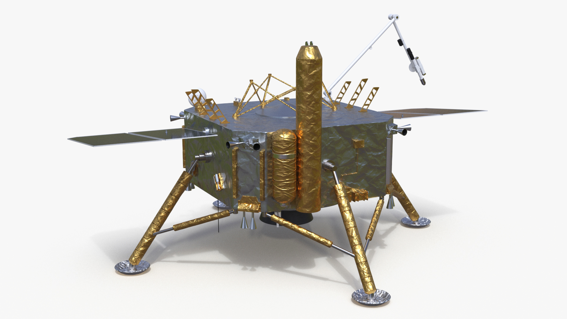 Change-5 Lunar Satellite Landing Part 3D