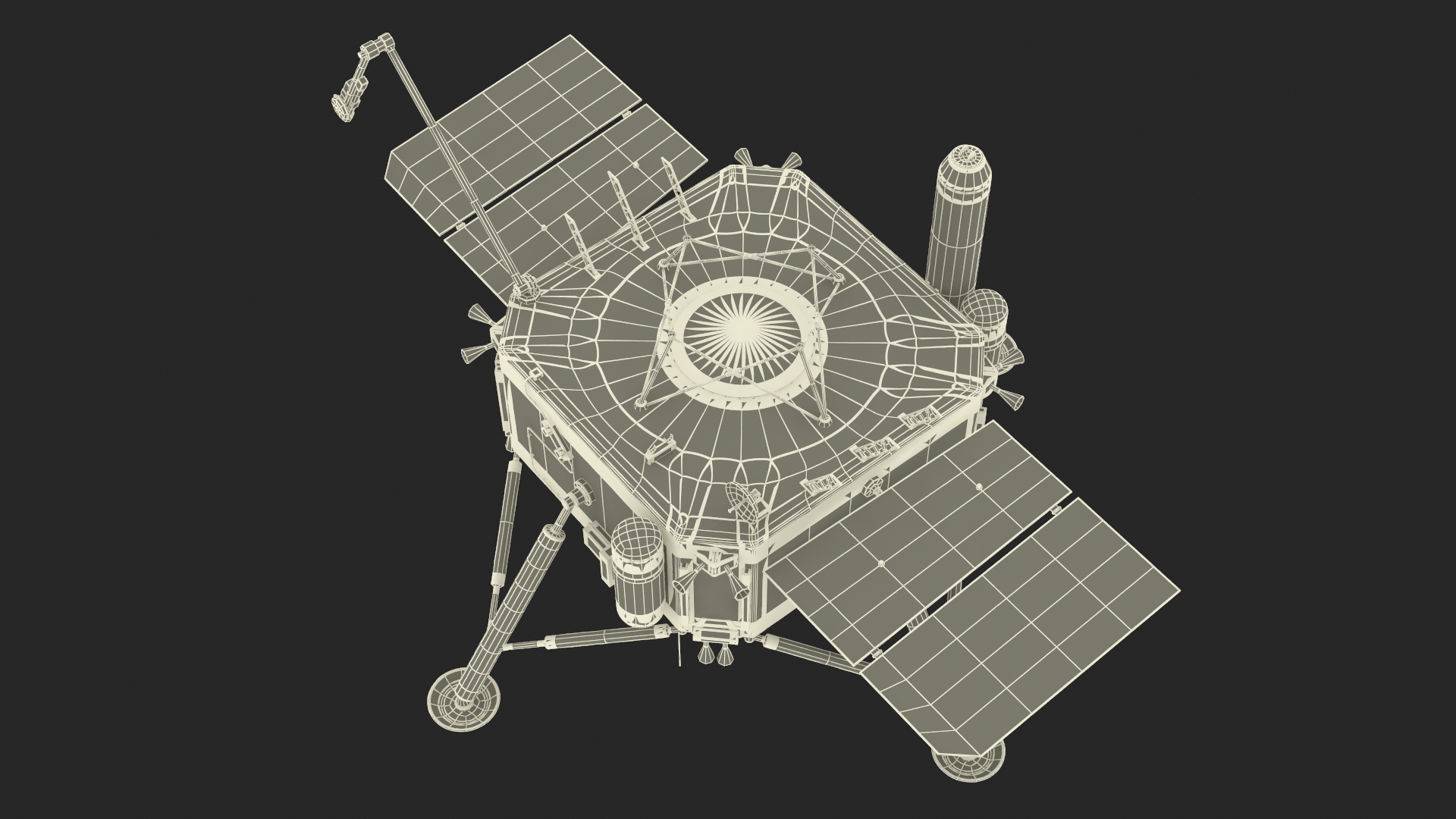 Change-5 Lunar Satellite Landing Part 3D