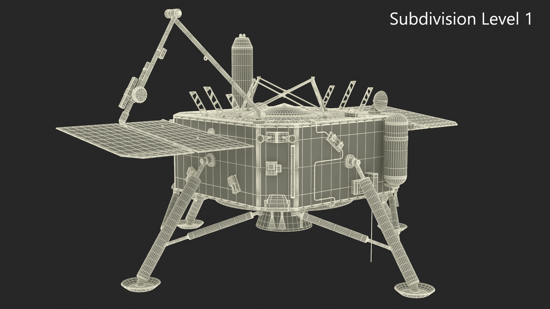 Change-5 Lunar Satellite Landing Part 3D