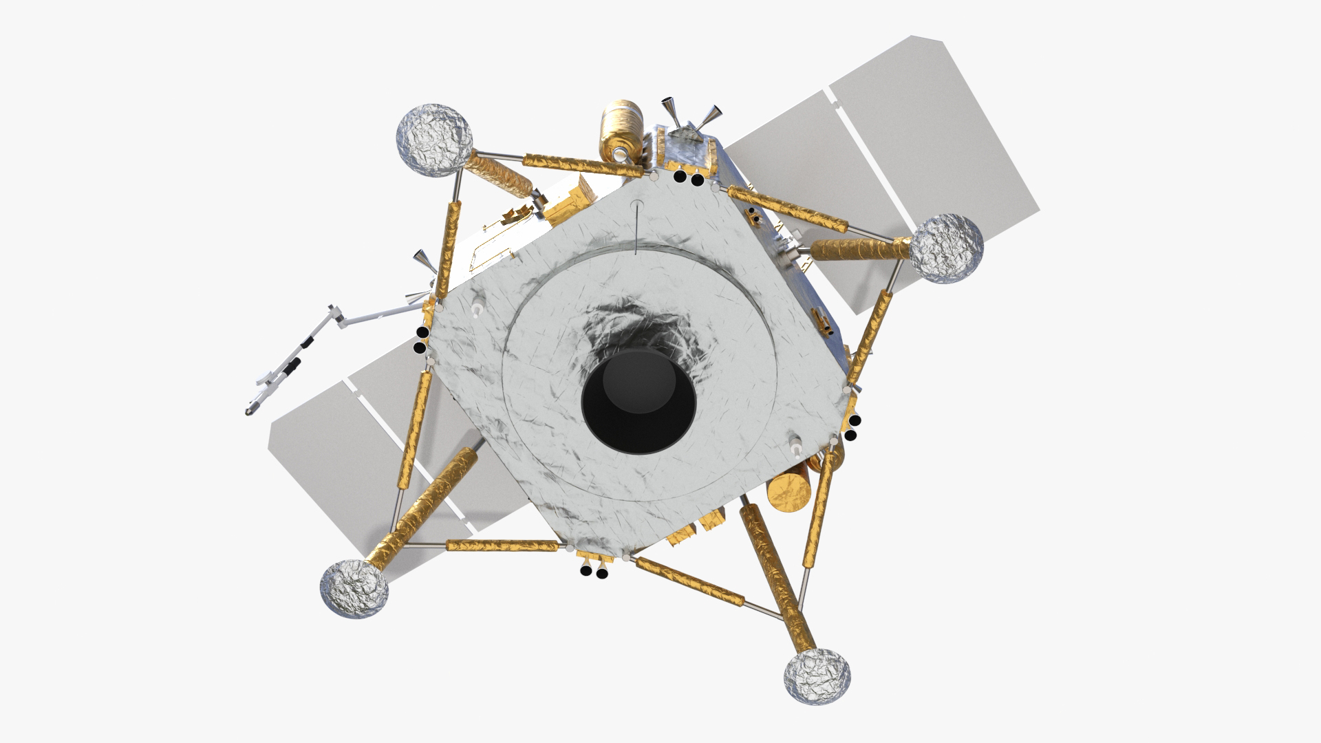 Change-5 Lunar Satellite Landing Part 3D