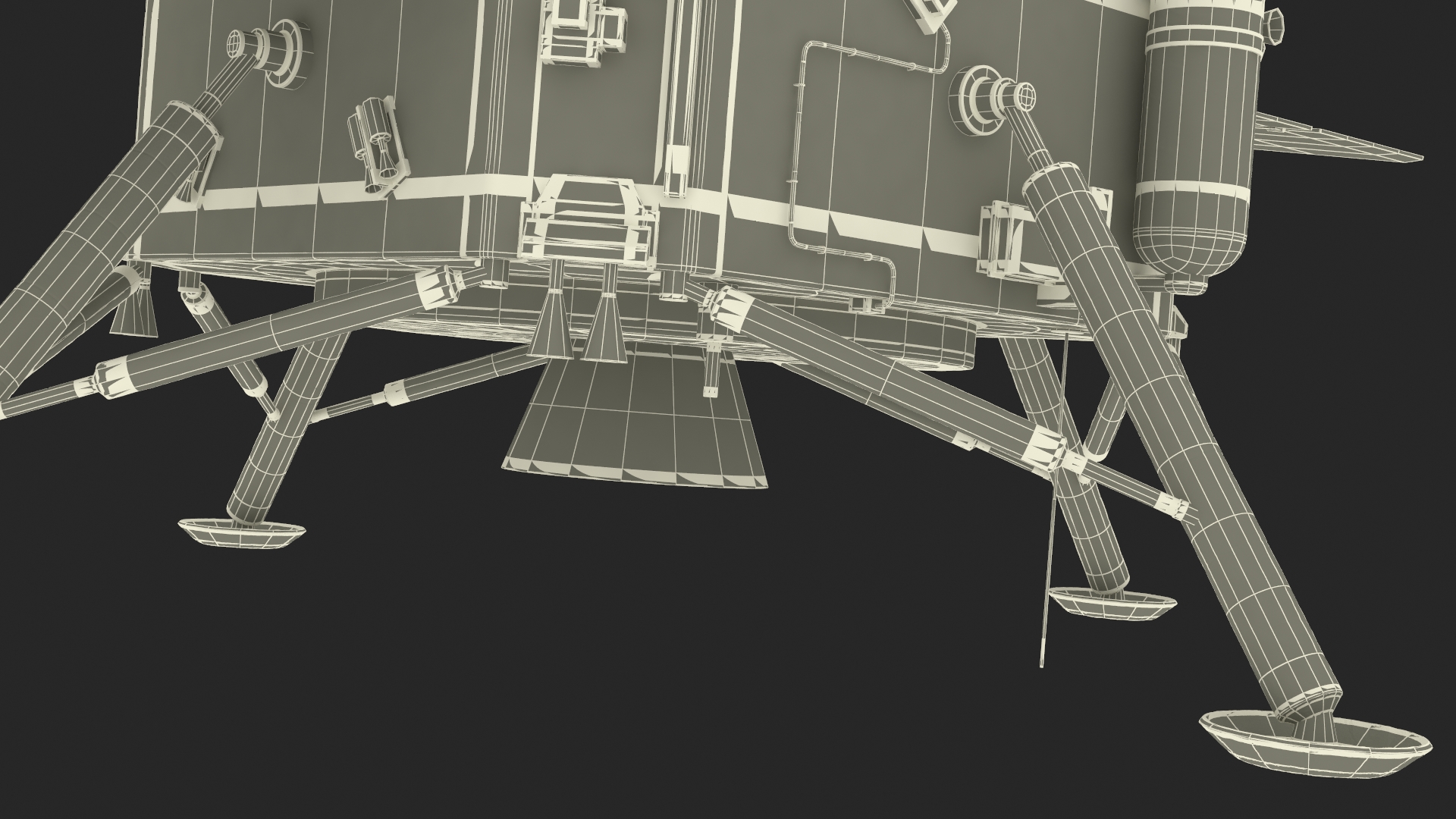 Change-5 Lunar Satellite Landing Part 3D