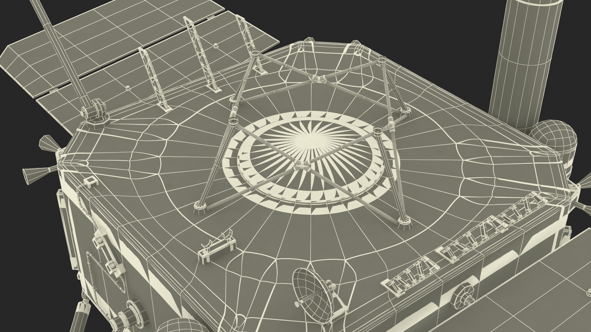 Change-5 Lunar Satellite Landing Part 3D