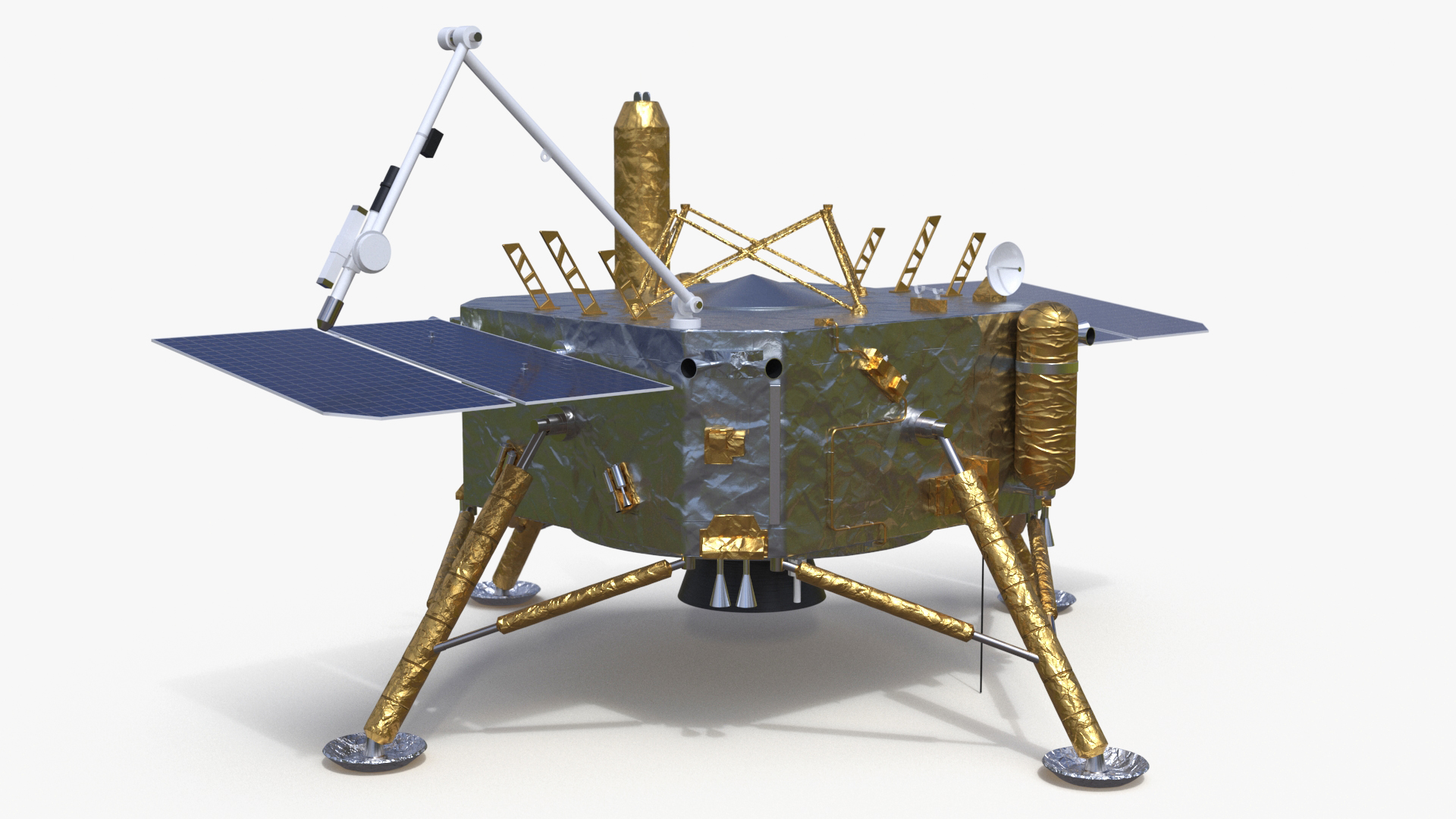 Change-5 Lunar Satellite Landing Part 3D