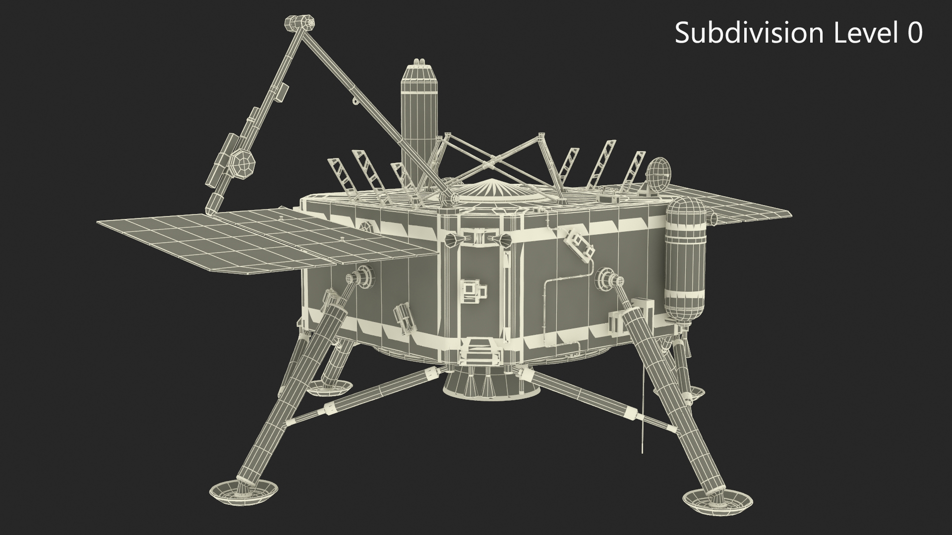 Change-5 Lunar Satellite Landing Part 3D