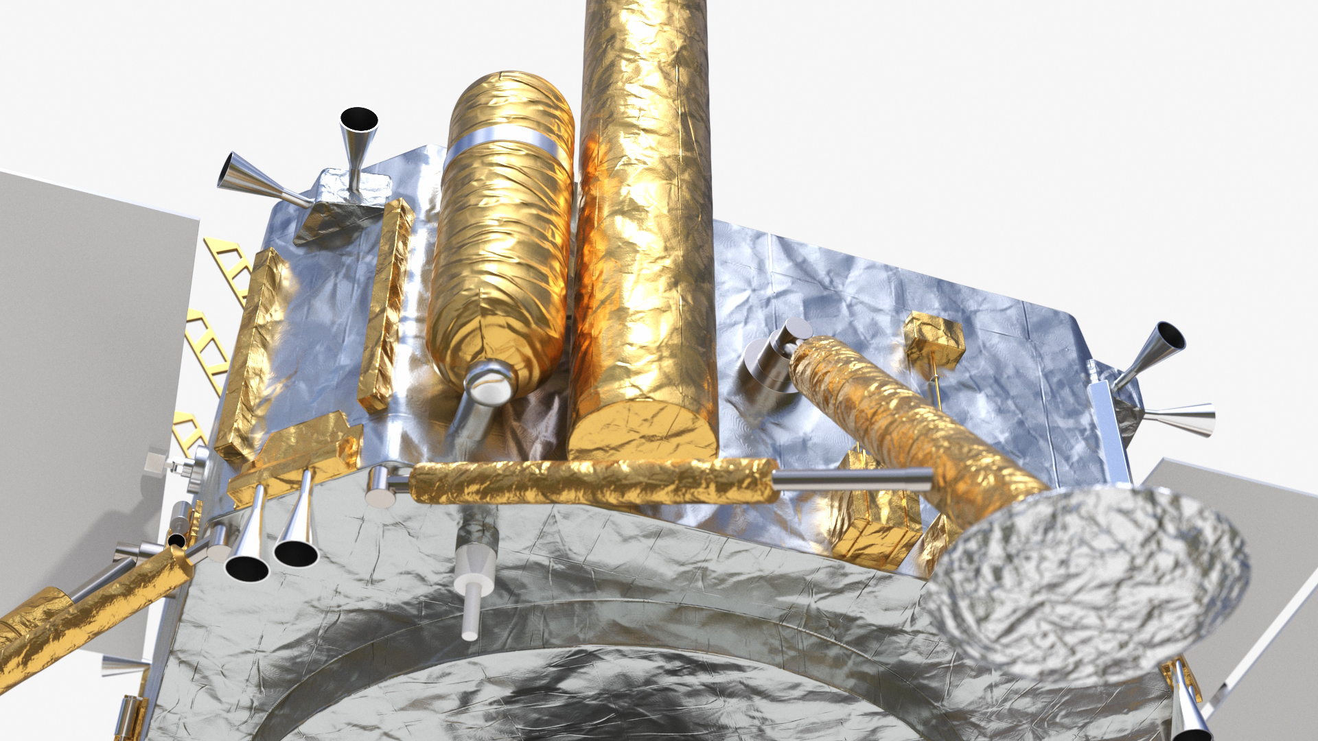 Change-5 Lunar Satellite Landing Part 3D