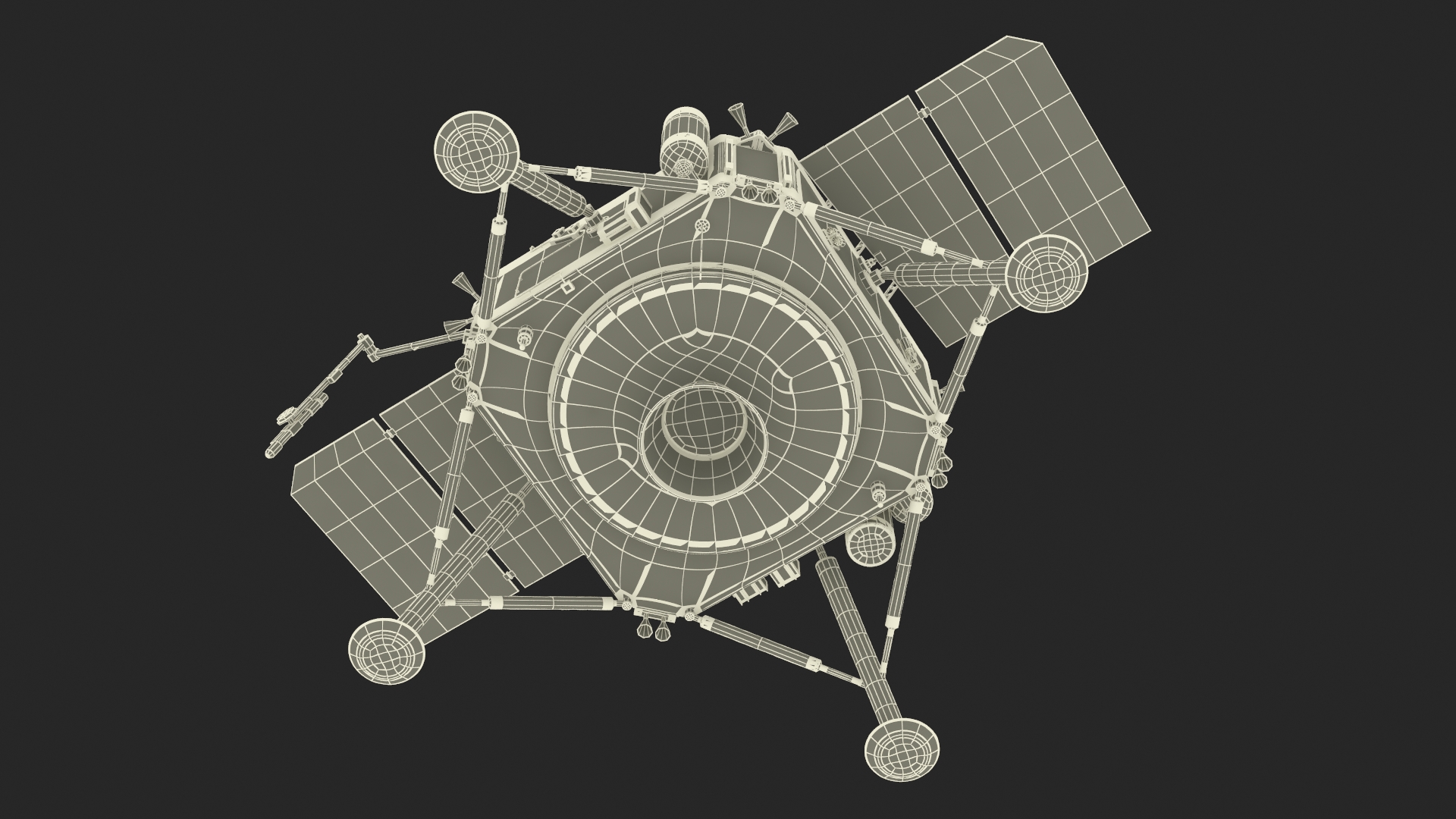 Change-5 Lunar Satellite Landing Part 3D