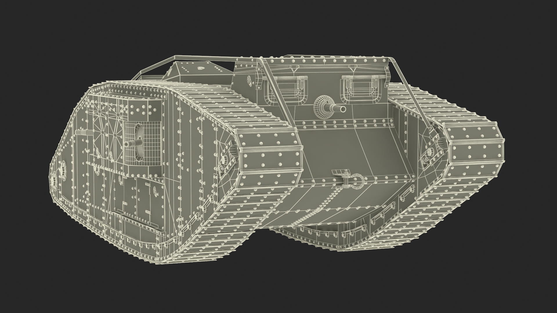 3D Tank MK 4 Female