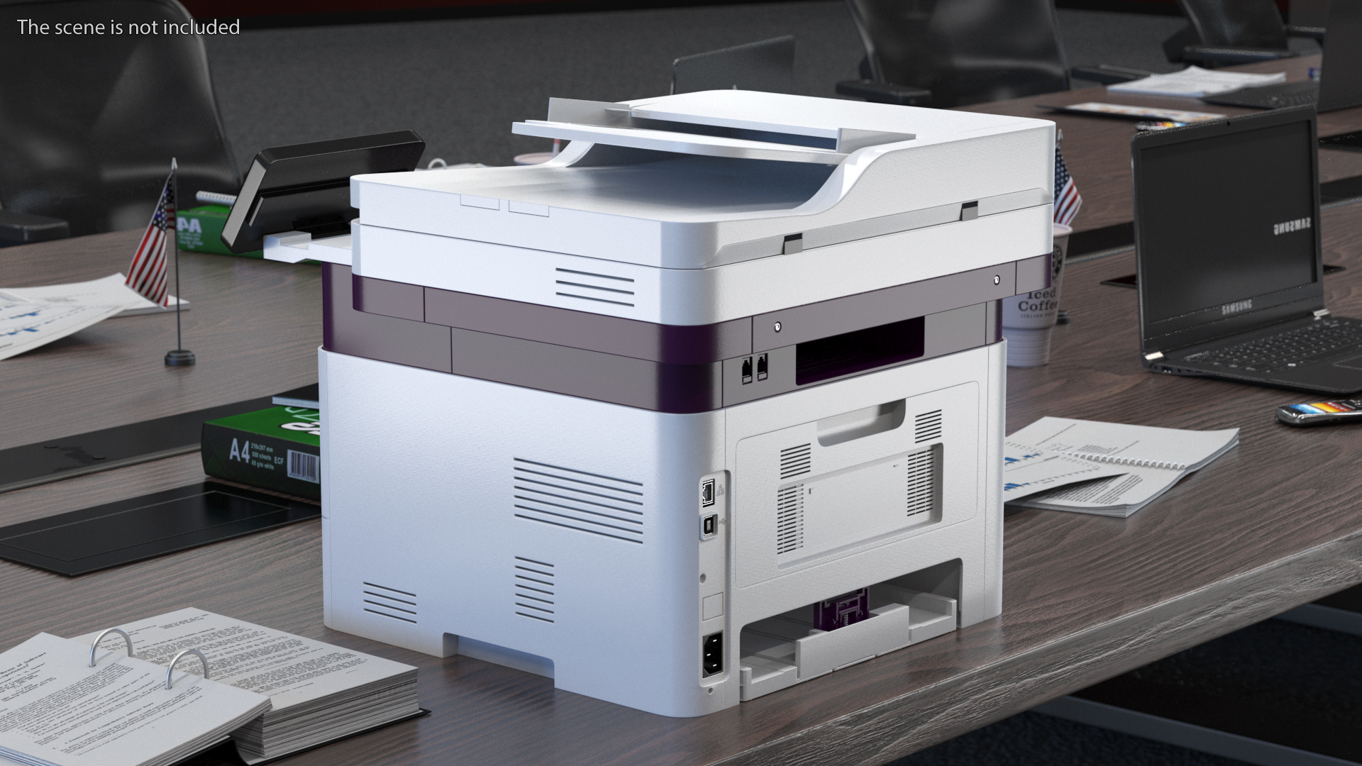 Multifunction Laser Printer Power OFF 3D