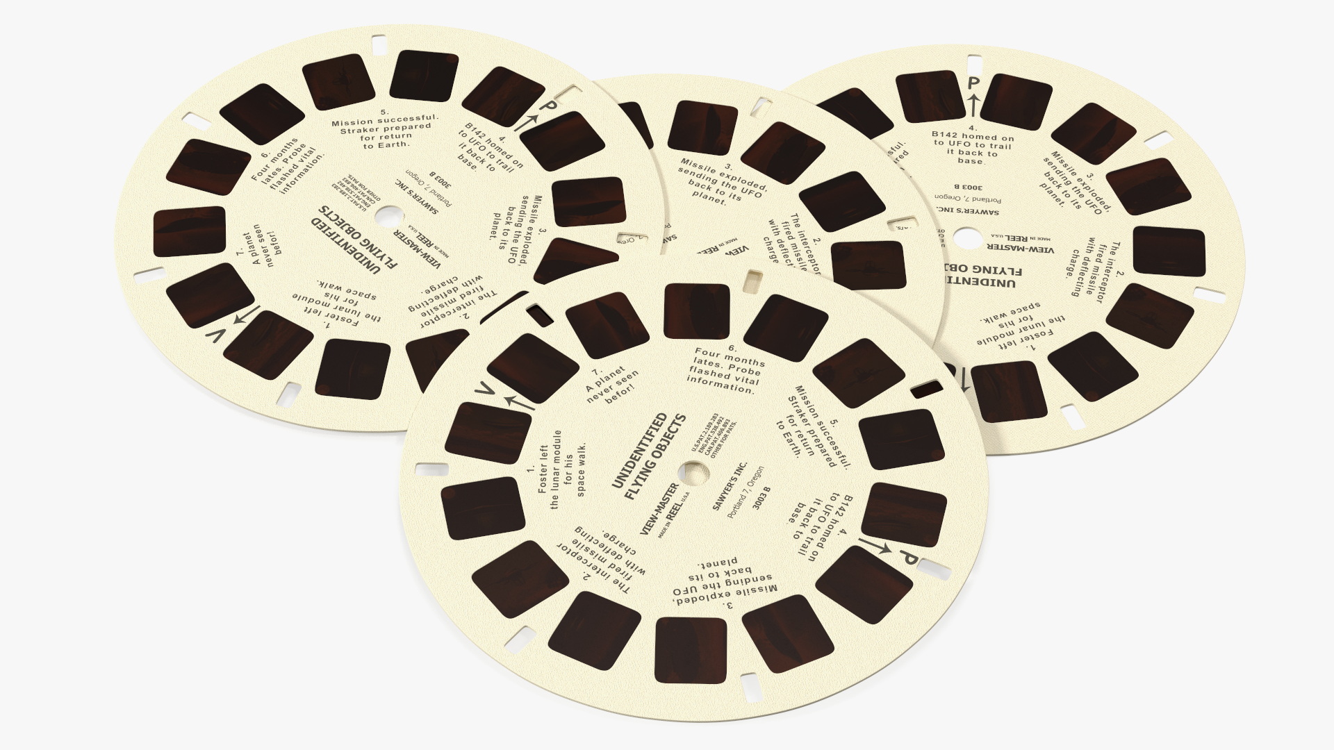 Vintage View-Master Reel 3D model