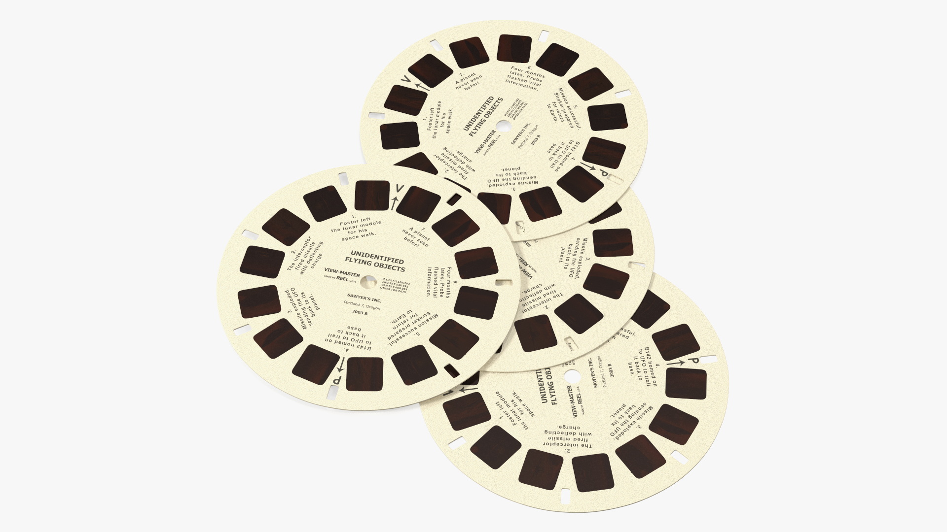 Vintage View-Master Reel 3D model