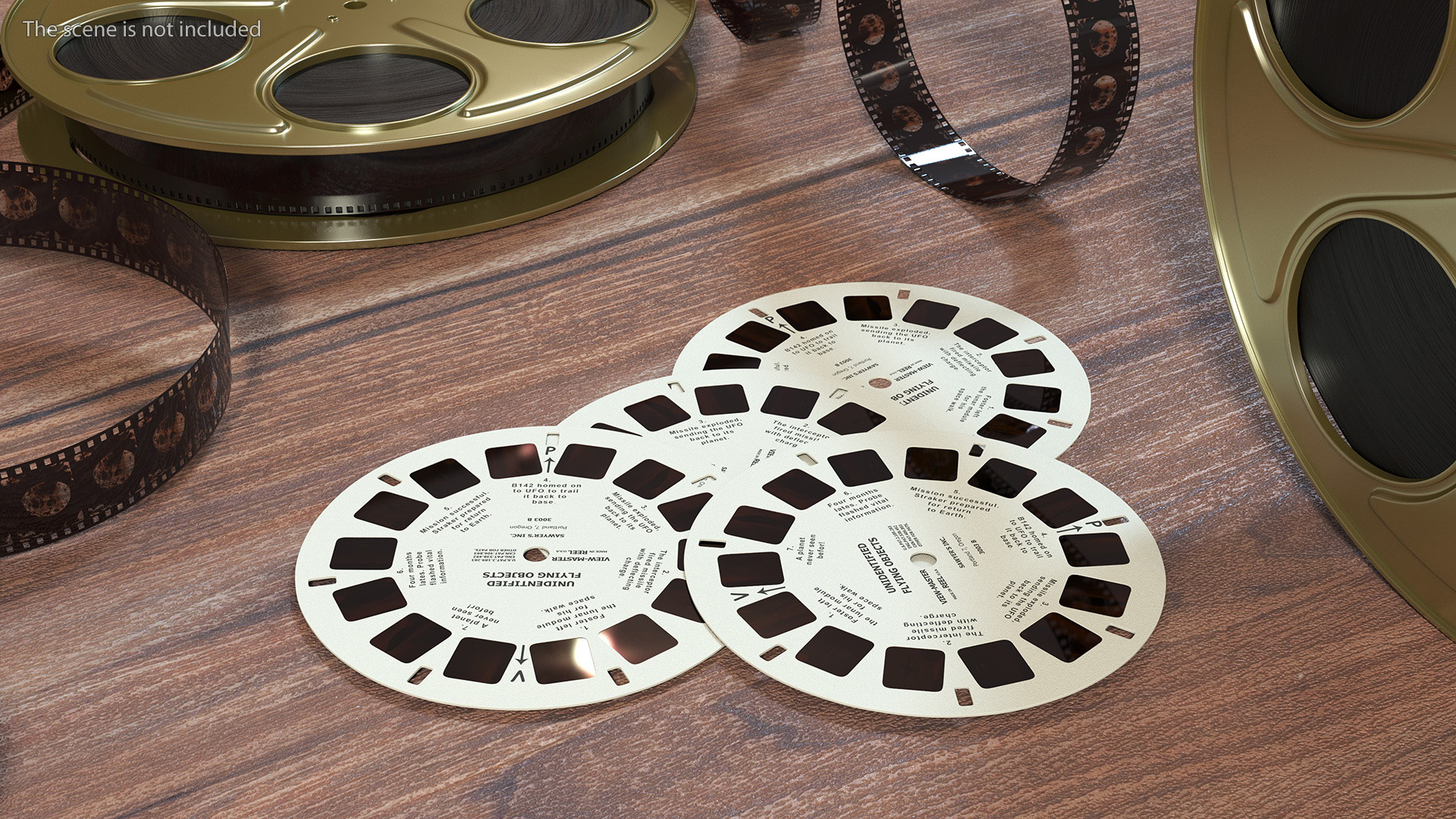 Vintage View-Master Reel 3D model