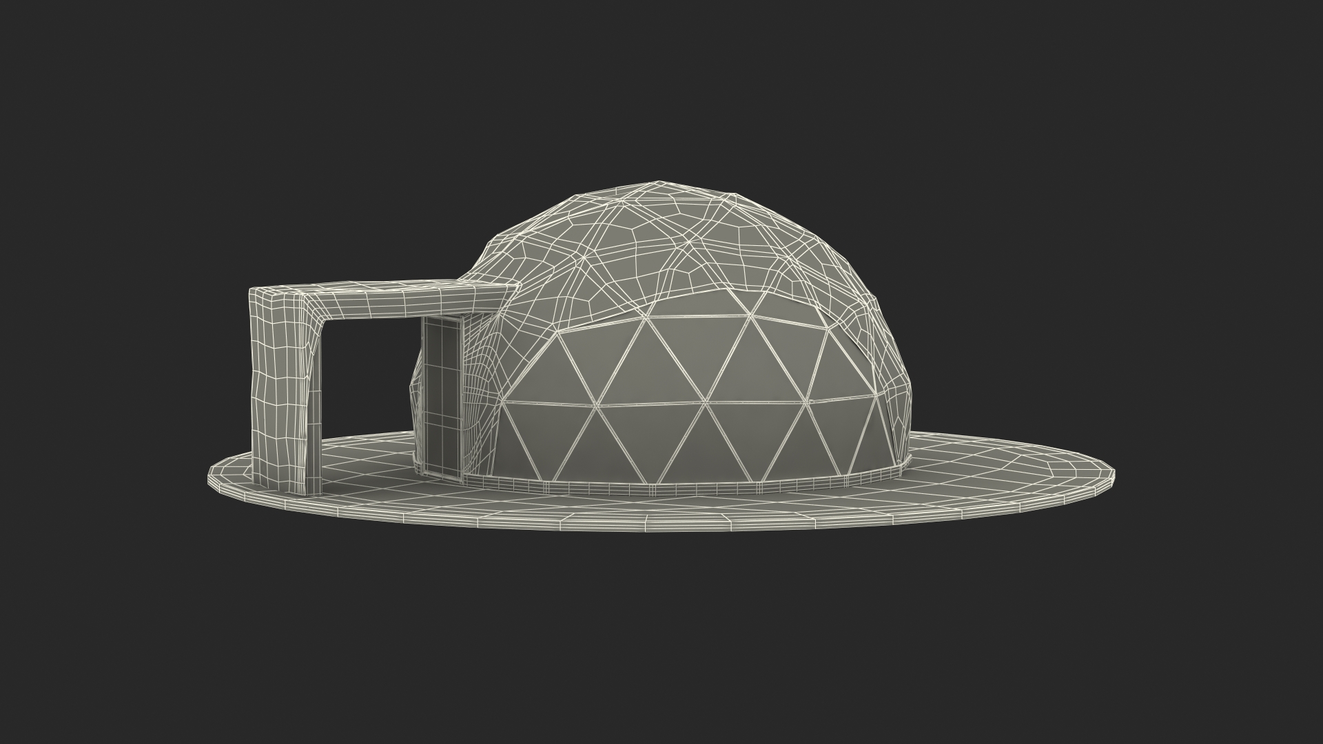 3D Eco Living Domes