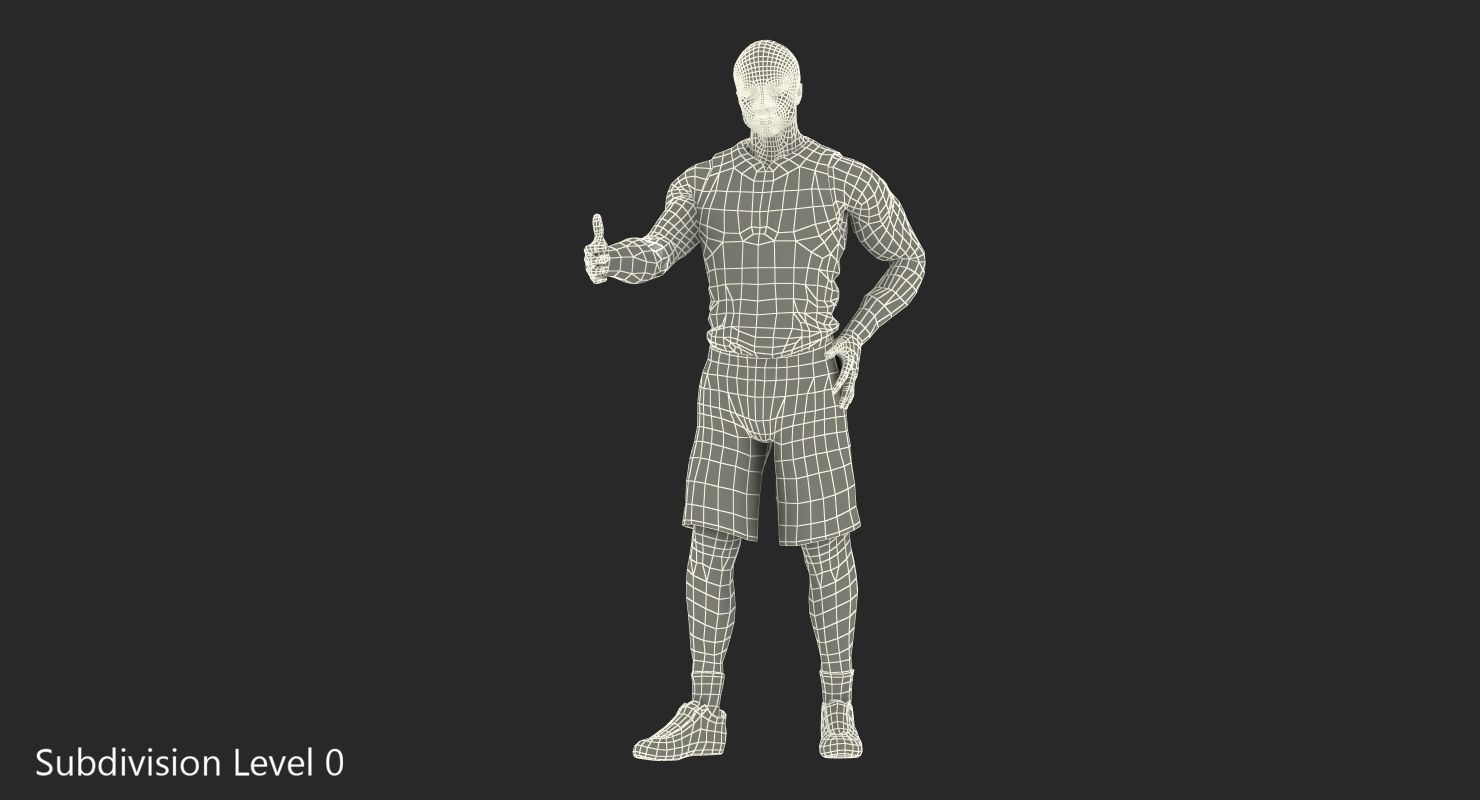 Basketball Player Rigged 3D model