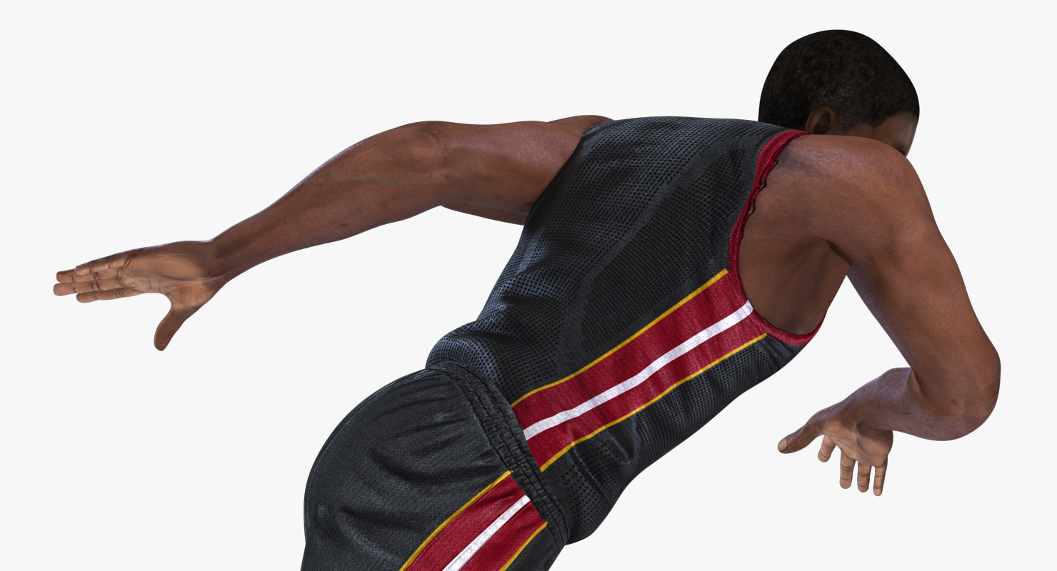 Basketball Player Rigged 3D model