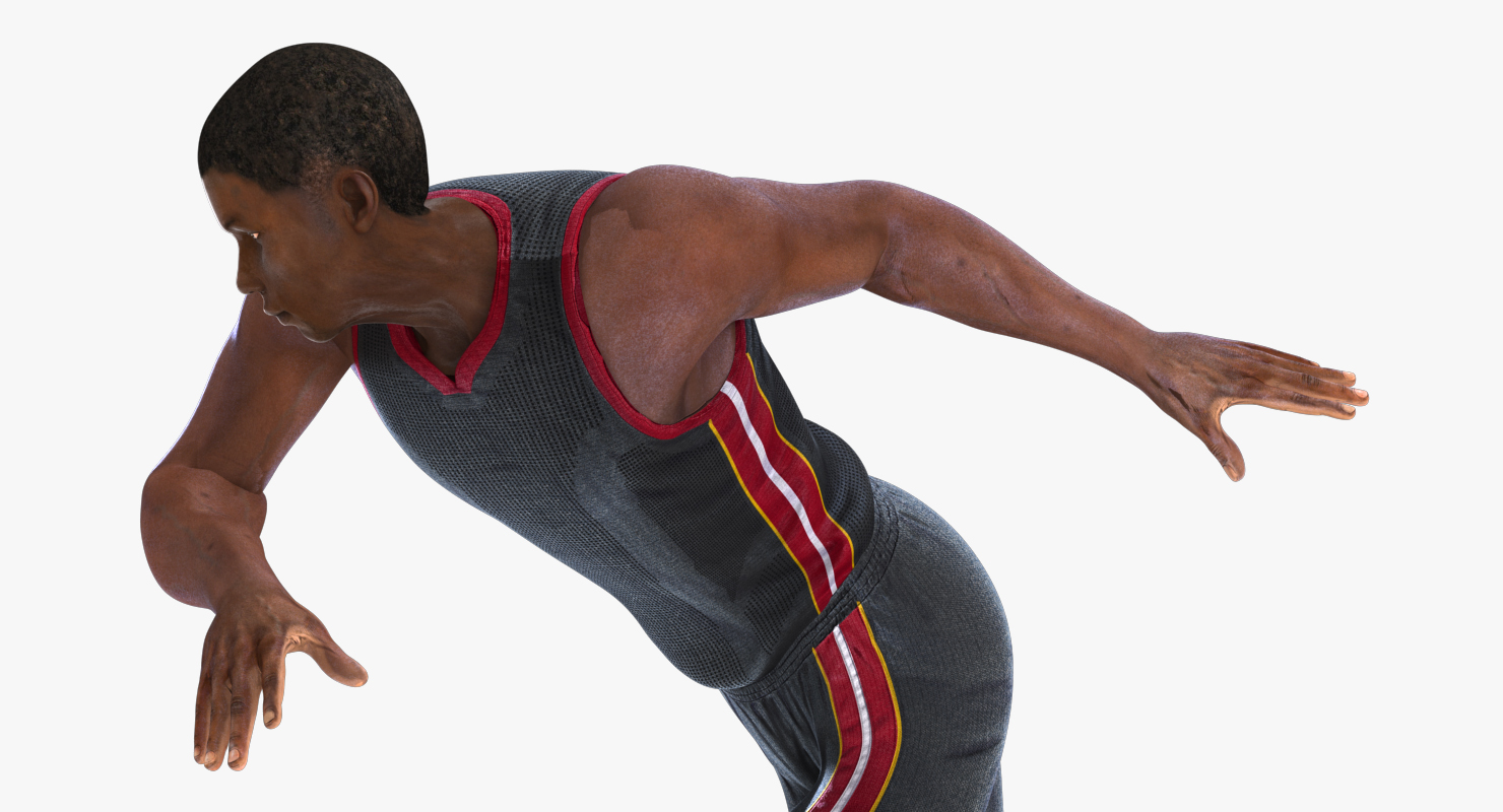 Basketball Player Rigged 3D model