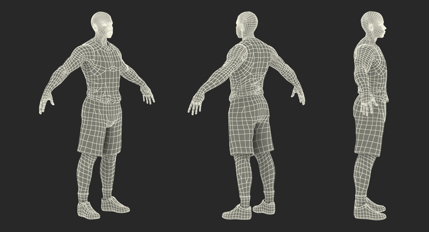 Basketball Player Rigged 3D model