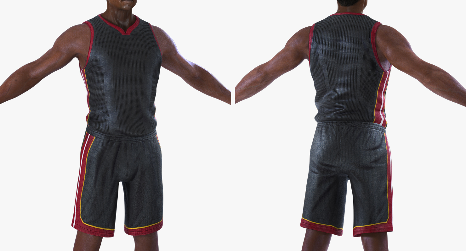 Basketball Player Rigged 3D model