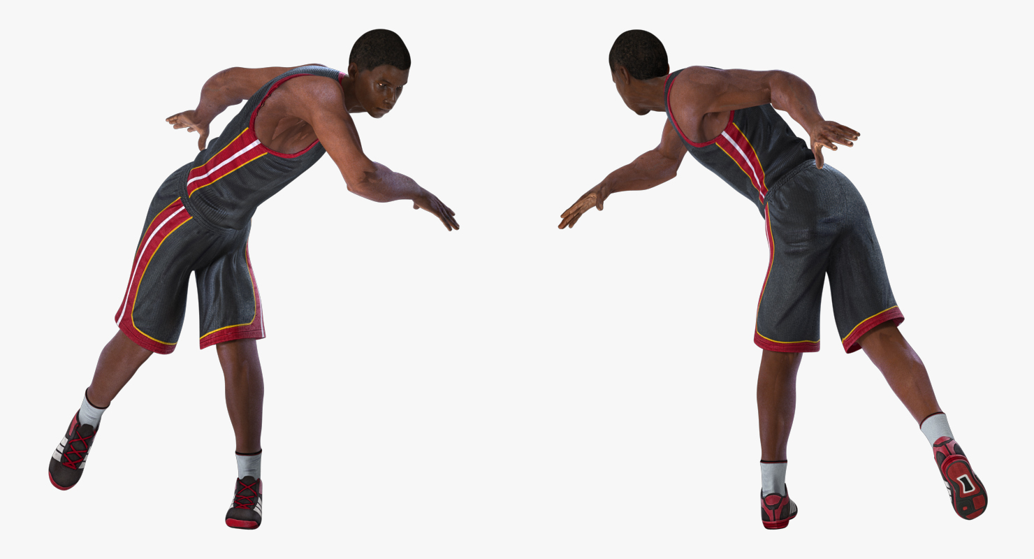 Basketball Player Rigged 3D model