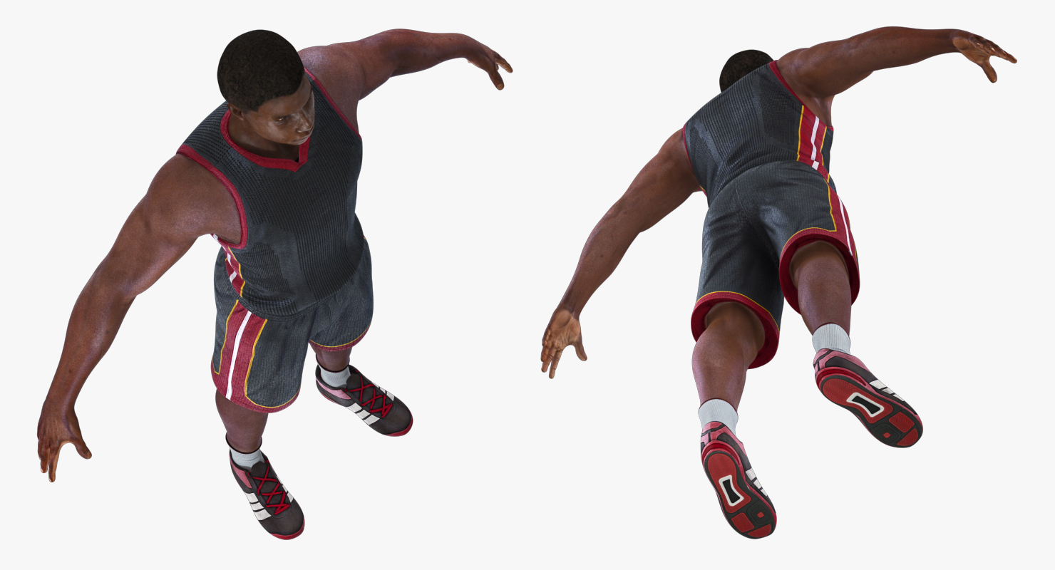 Basketball Player Rigged 3D model