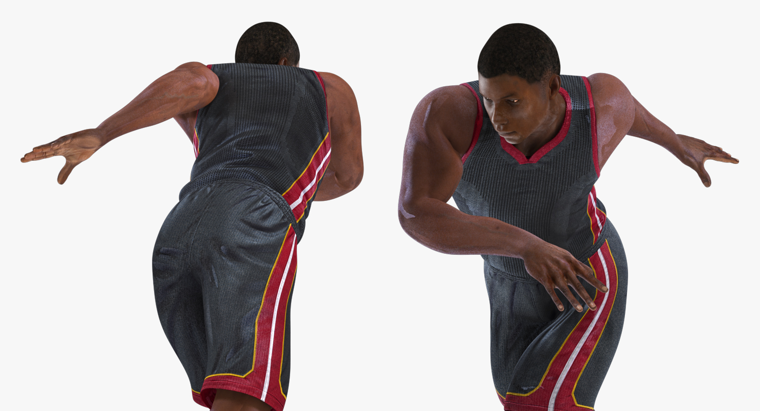 Basketball Player Rigged 3D model