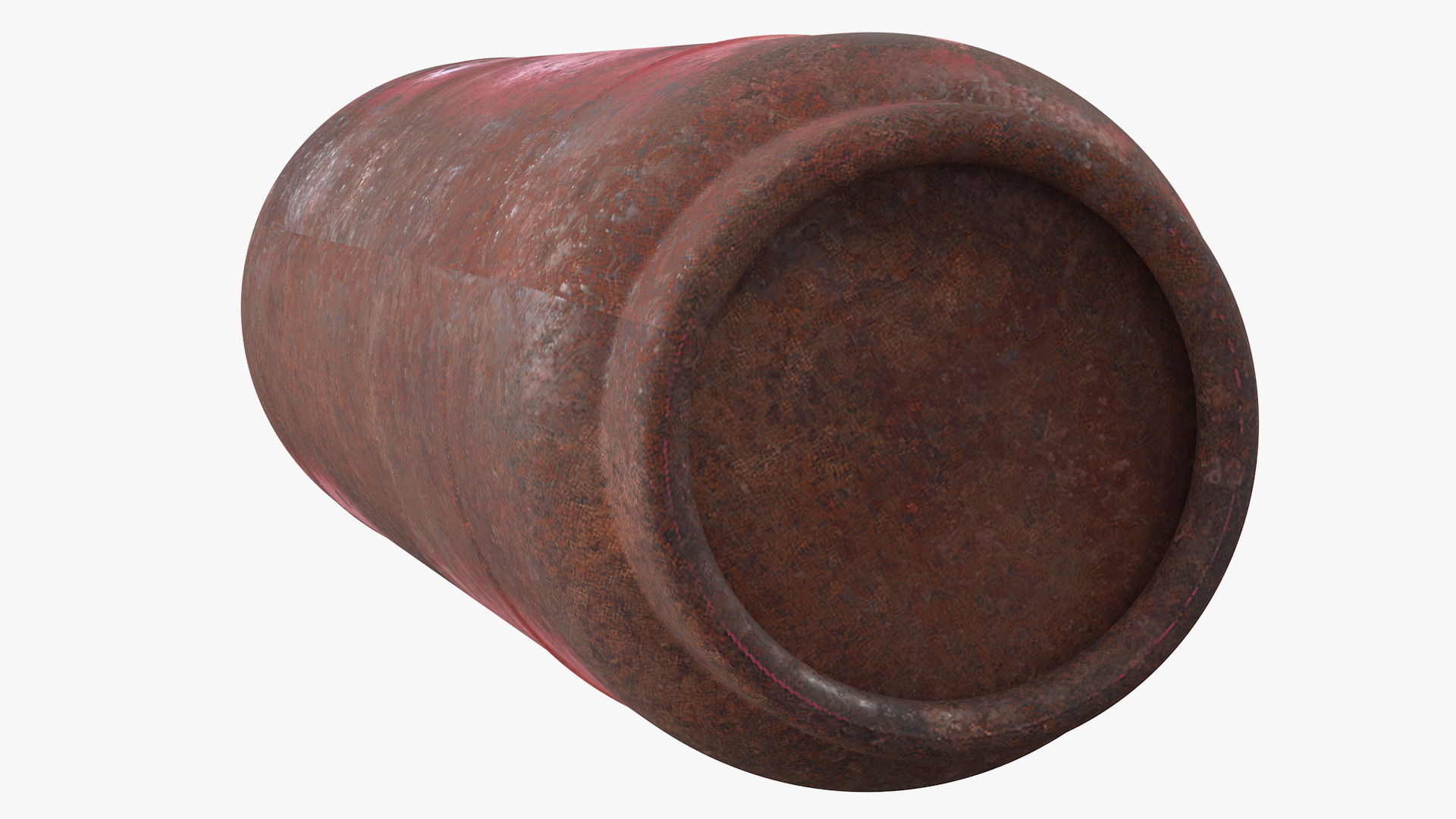 3D Acetylene Gas Cylinder Old