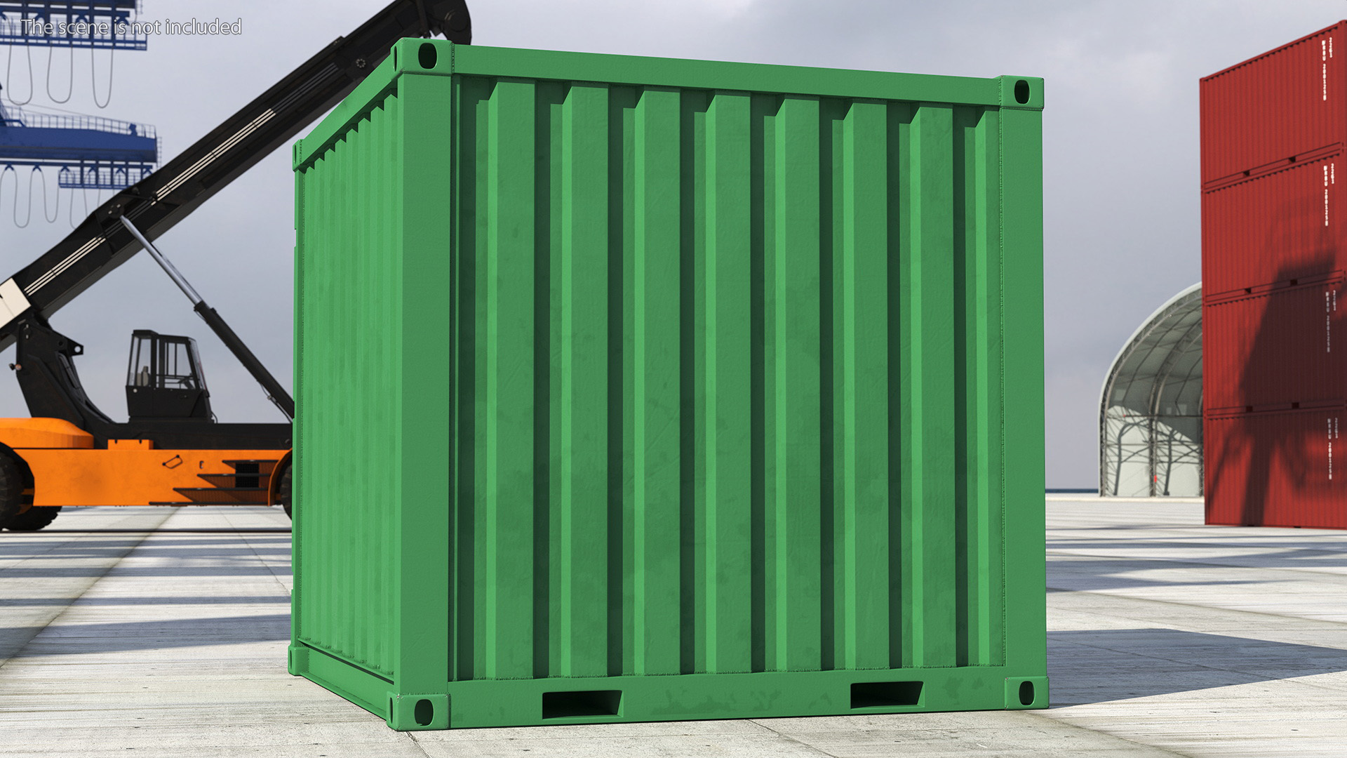 Shipping Container 8ft 3D