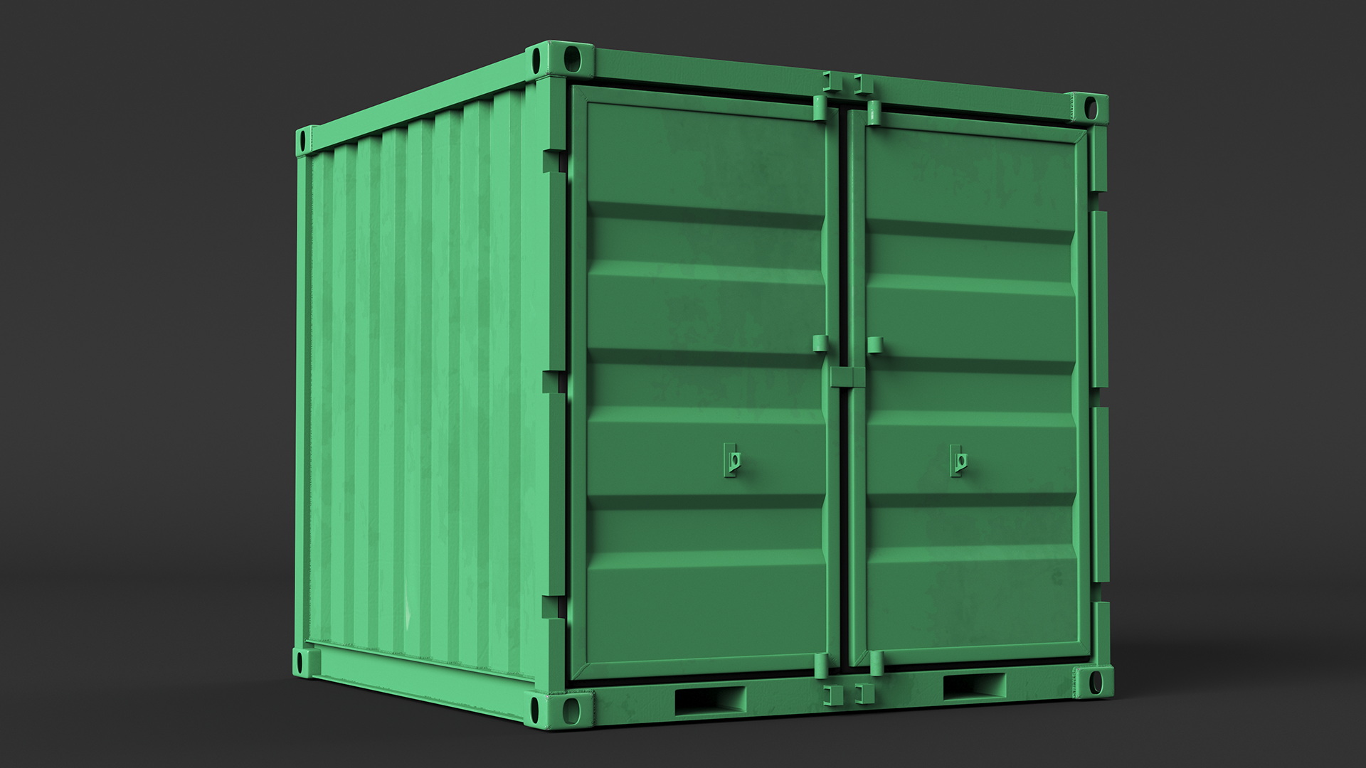 Shipping Container 8ft 3D