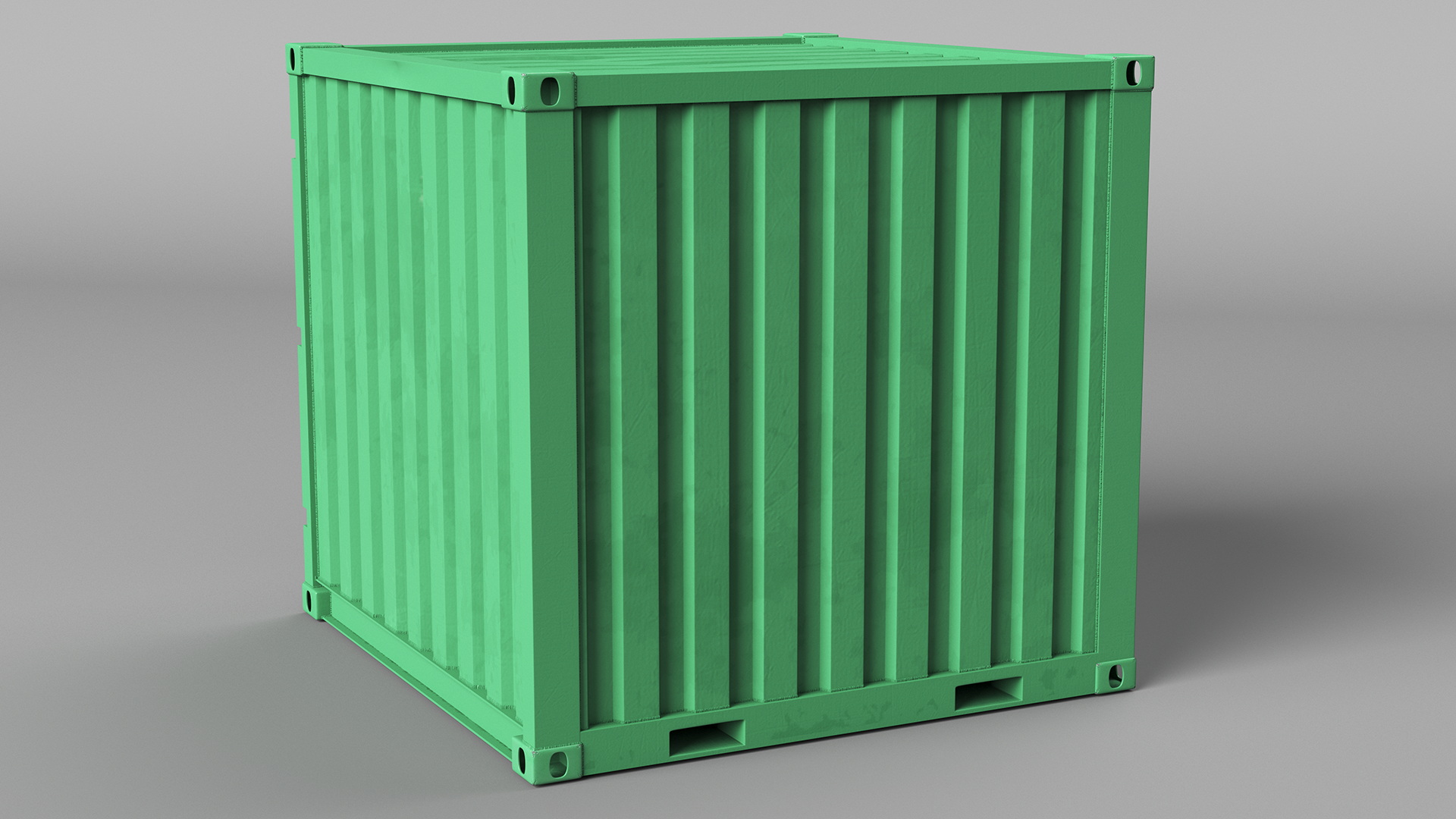 Shipping Container 8ft 3D