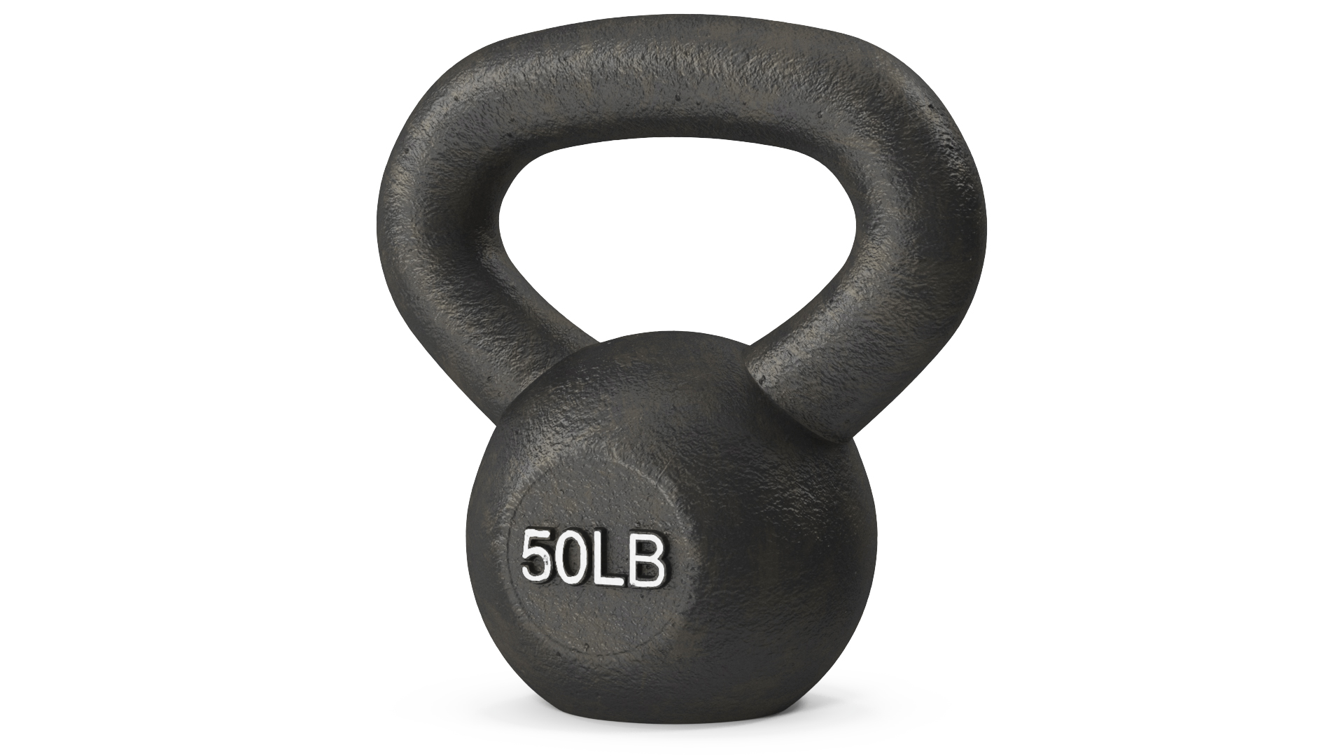 Iron Competition Kettlebell Weight 50lb 3D model