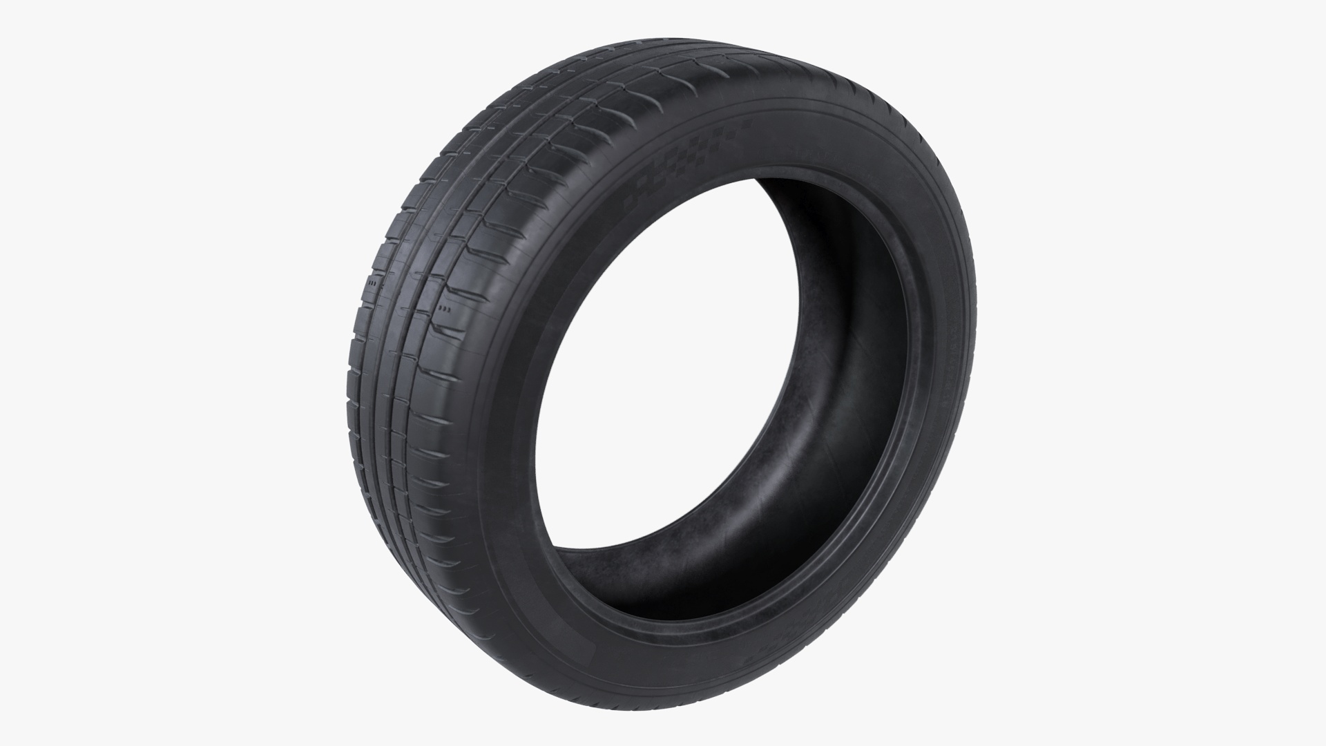 Sport Car Tire 3D model