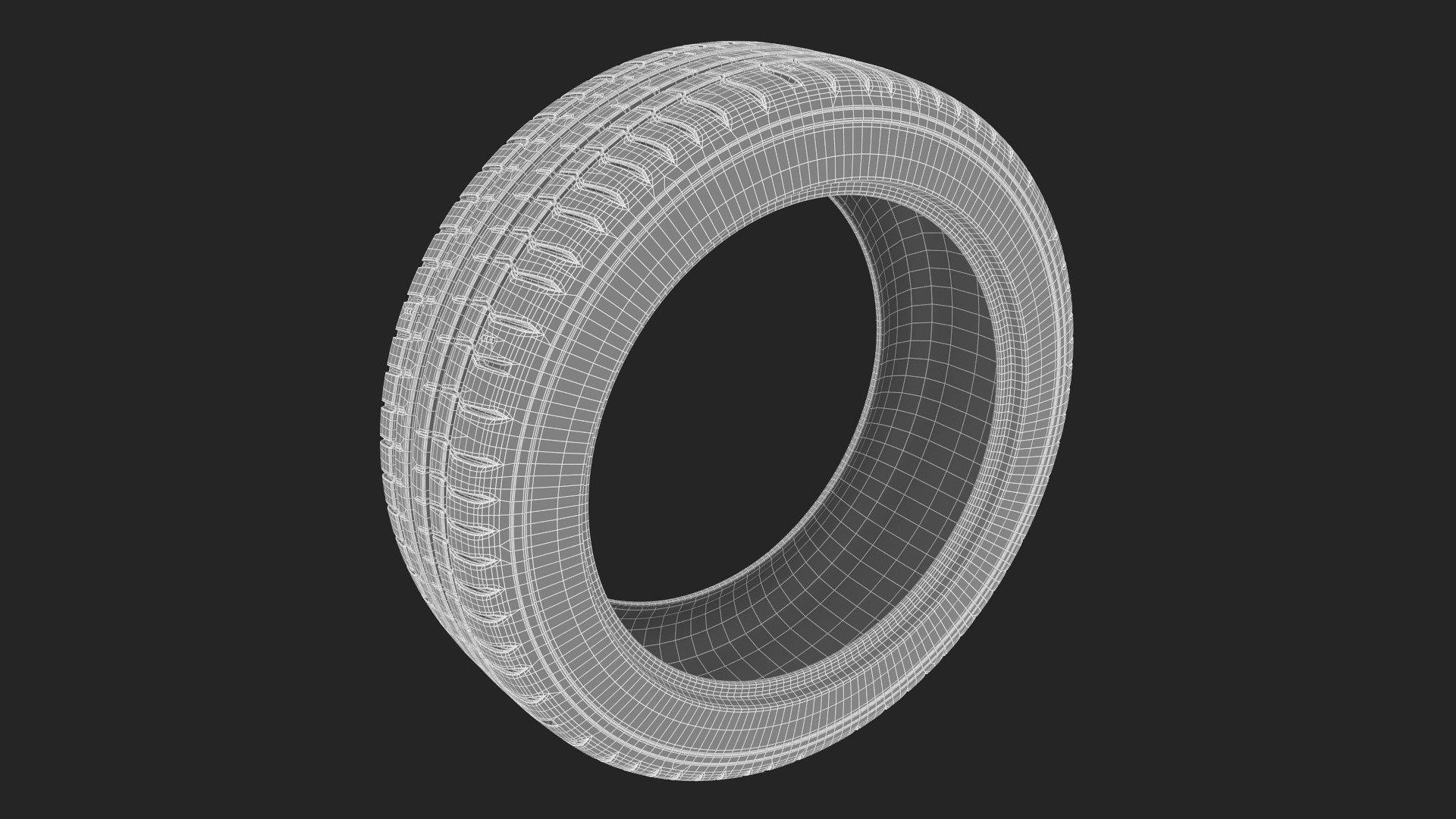 Sport Car Tire 3D model